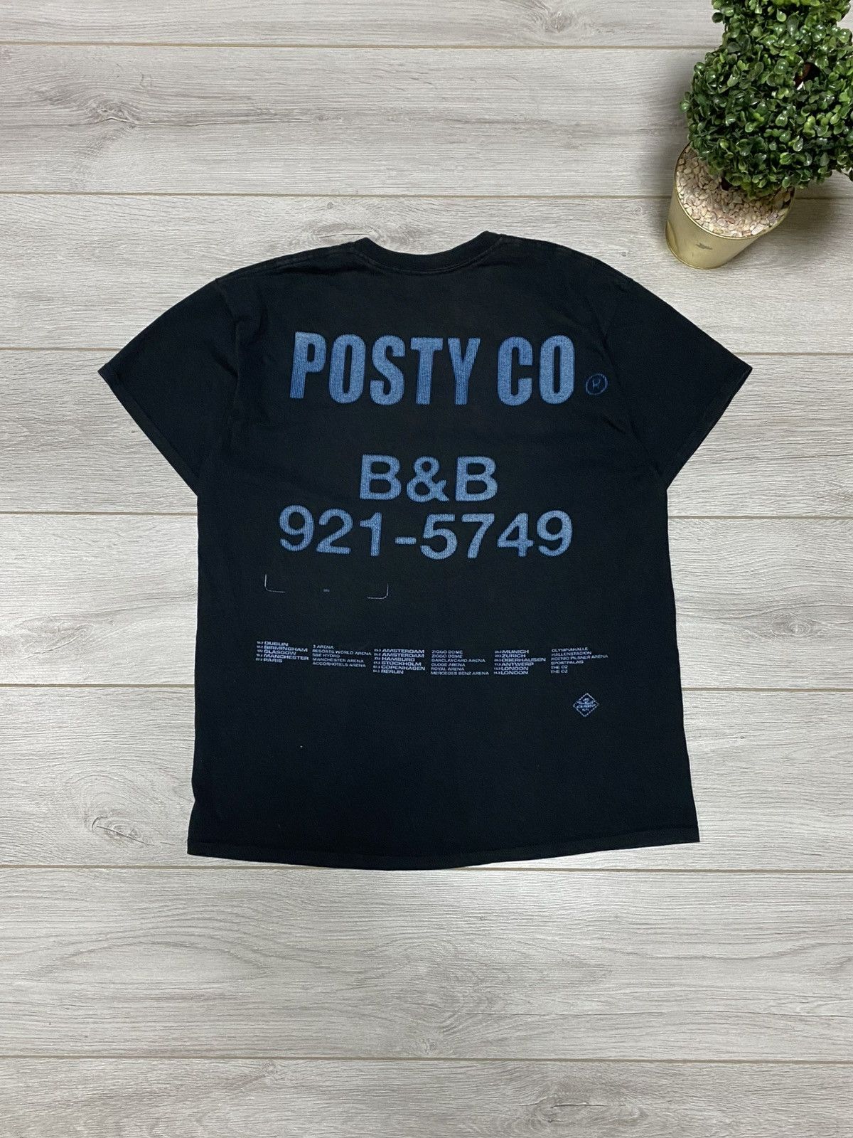 Band Tees Post Malone tour tee posty co b&b tshirt Size US L / EU 52-54 / 3 - 3 Thumbnail