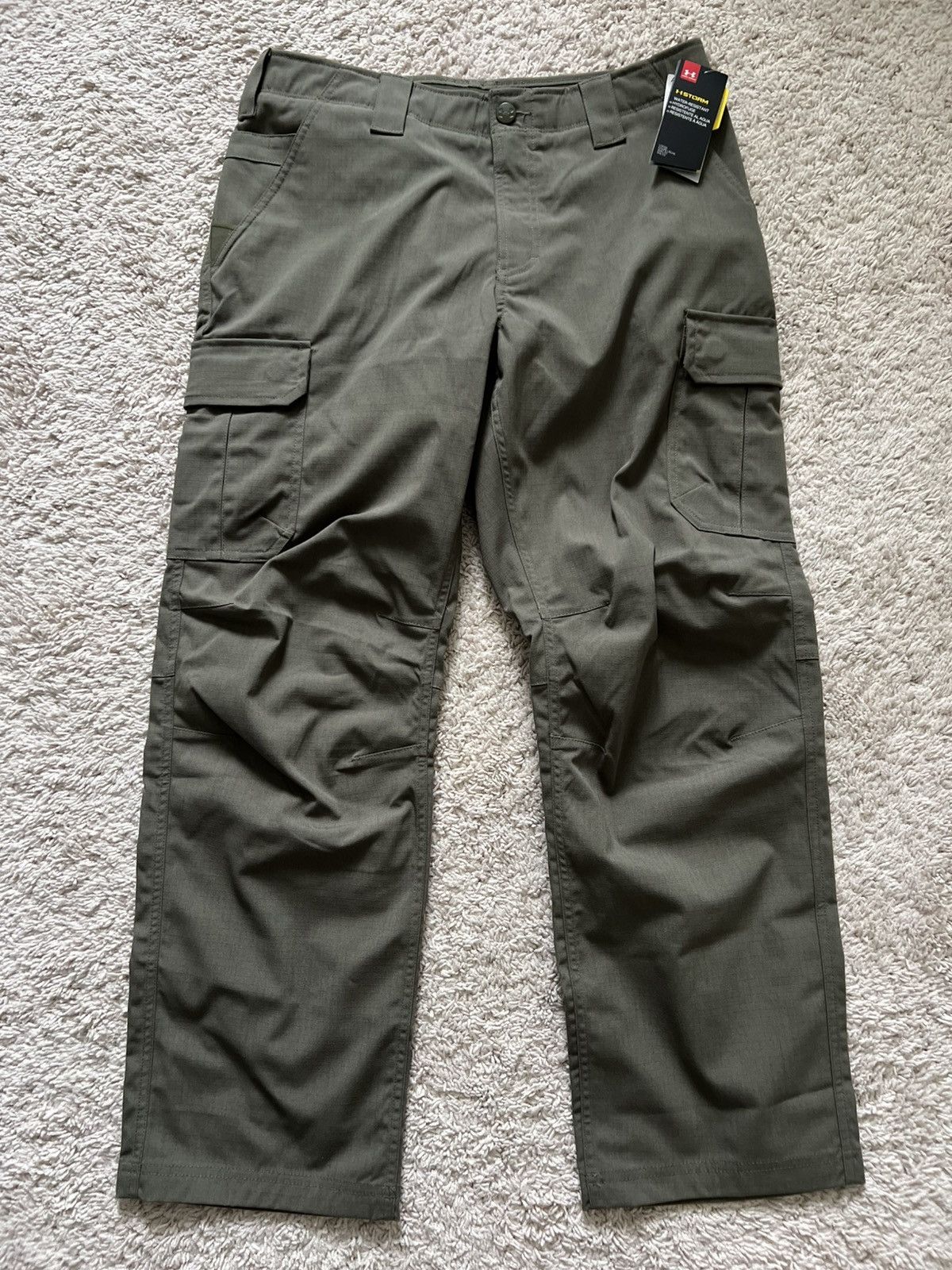 Under Armour Under Armour Storm Pants Tactical Elite Cargo Ripstop Green Size US 34 / EU 50 - 1 Thumbnail