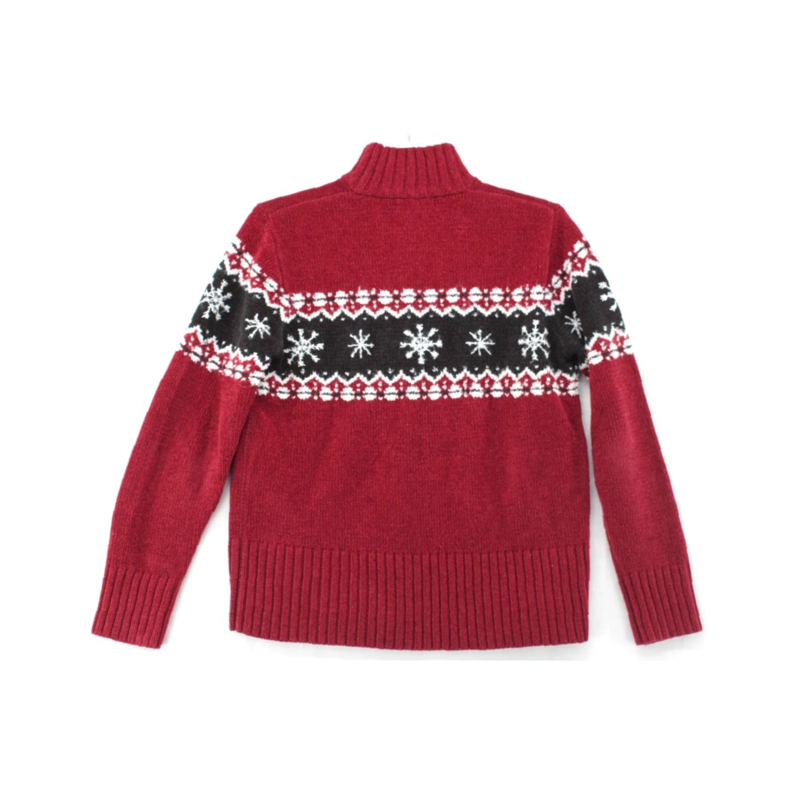 Van Heusen VTG Van Heusen Snowflake Sweater Women's S Red Full Zip Y2K Winter Christmas Size S / US 4 / IT 40 - 7 Thumbnail