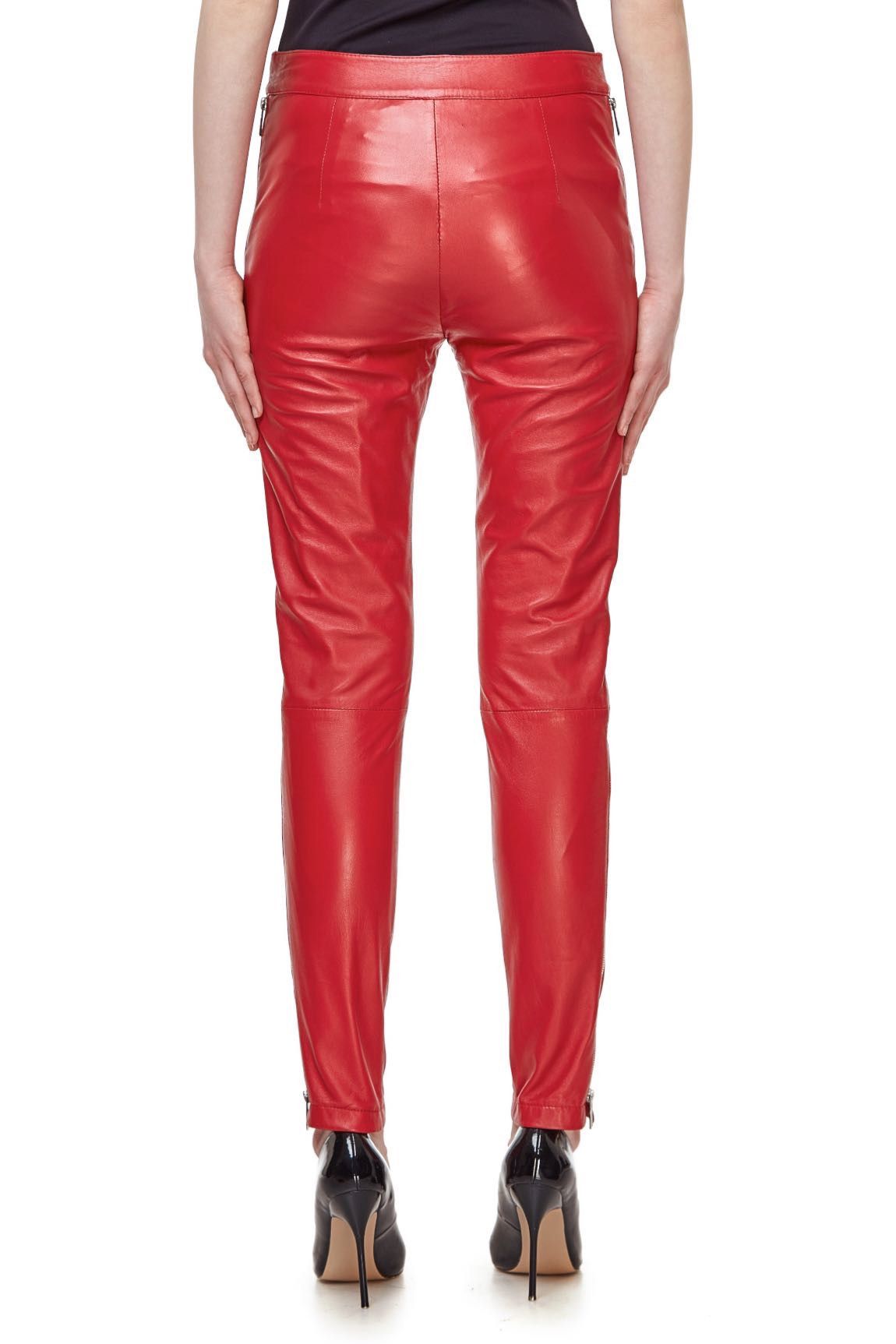 McQ Alexander McQueen Alexander McQueen lambskin leather zipper pants Size 25" / US 0 / IT 36 - 3 Thumbnail