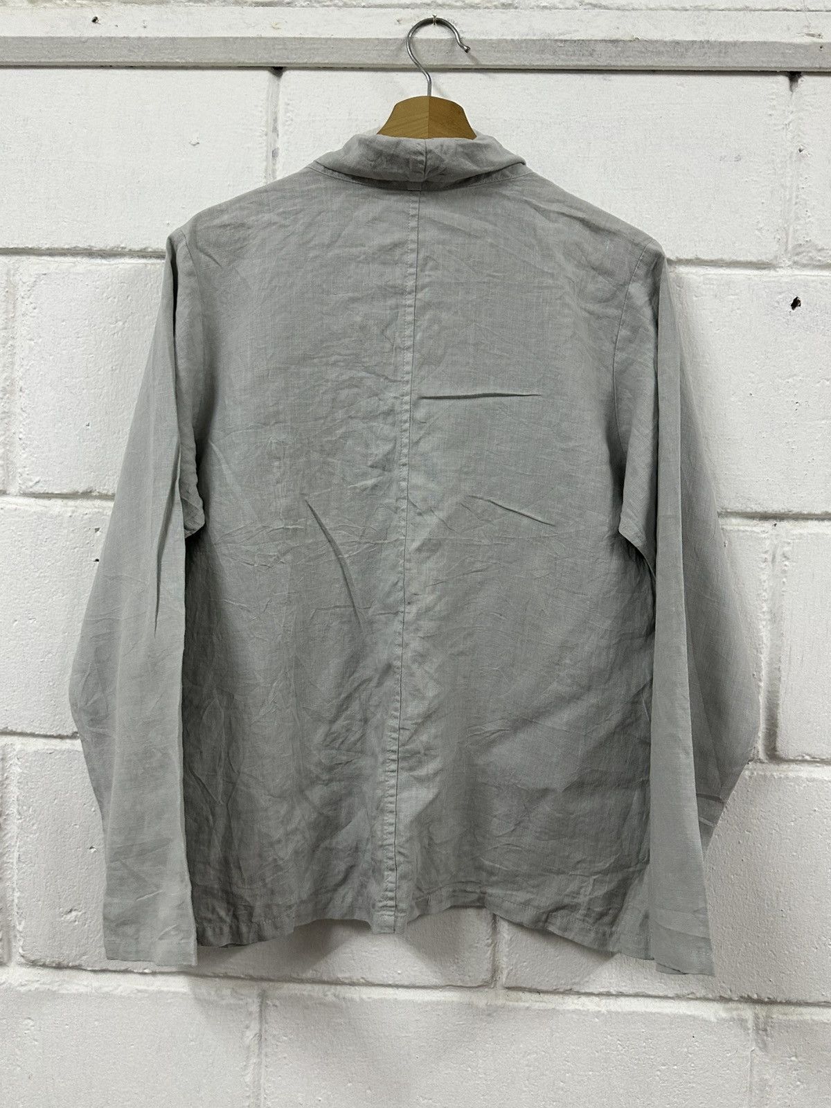 Issey Miyake Plantation By Issey Miyake Linen Pocket Button Up Size US M / EU 48-50 / 2 - 6 Thumbnail