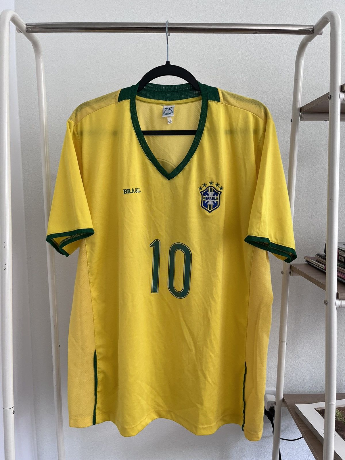 Vintage Vintage Neymar Brazil Soccer Jersey Football Y2K Drill 90s