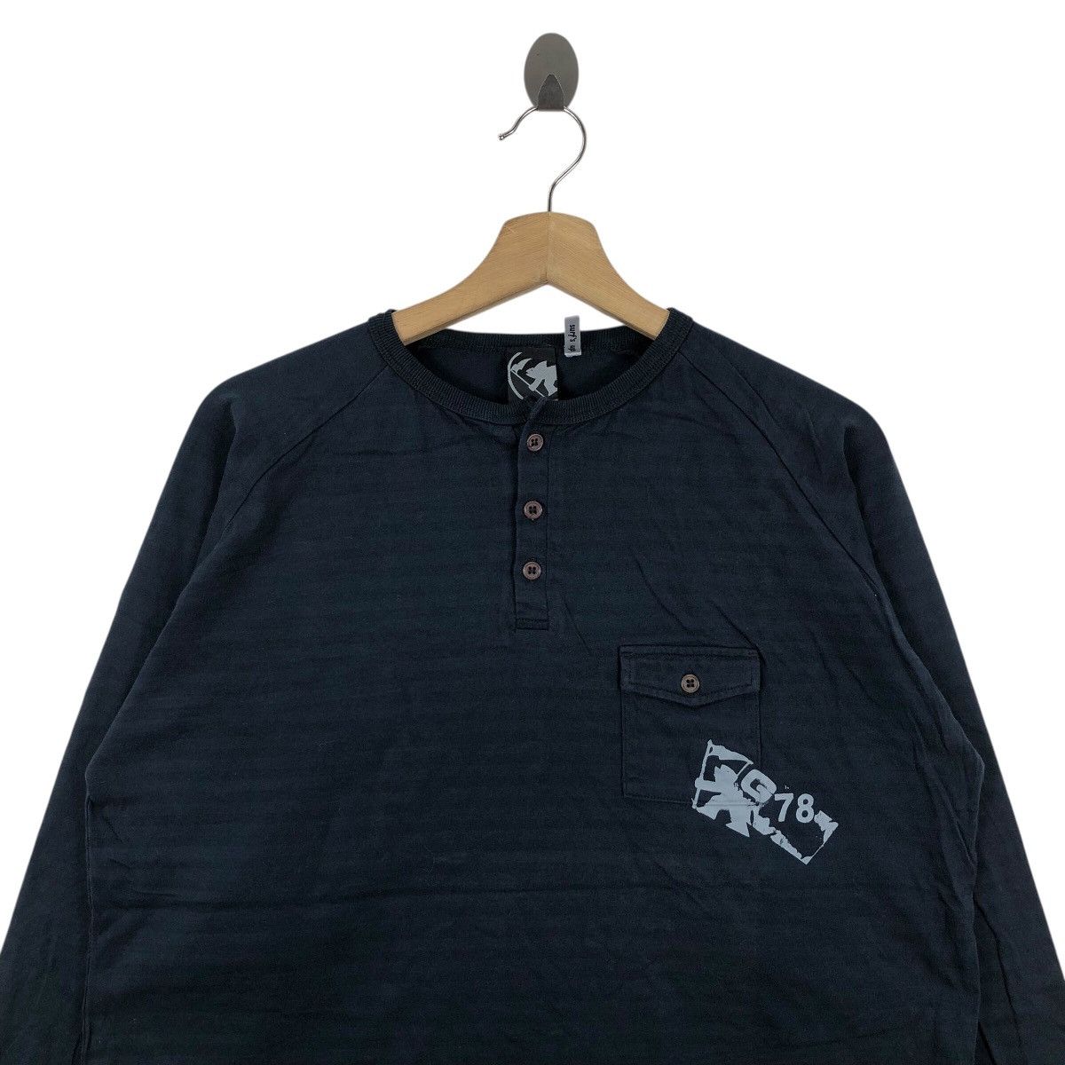 Vintage GOTCHA Surfing Long Sleeve T Shirt Surf Style Size US L / EU 52-54 / 3 - 2 Thumbnail