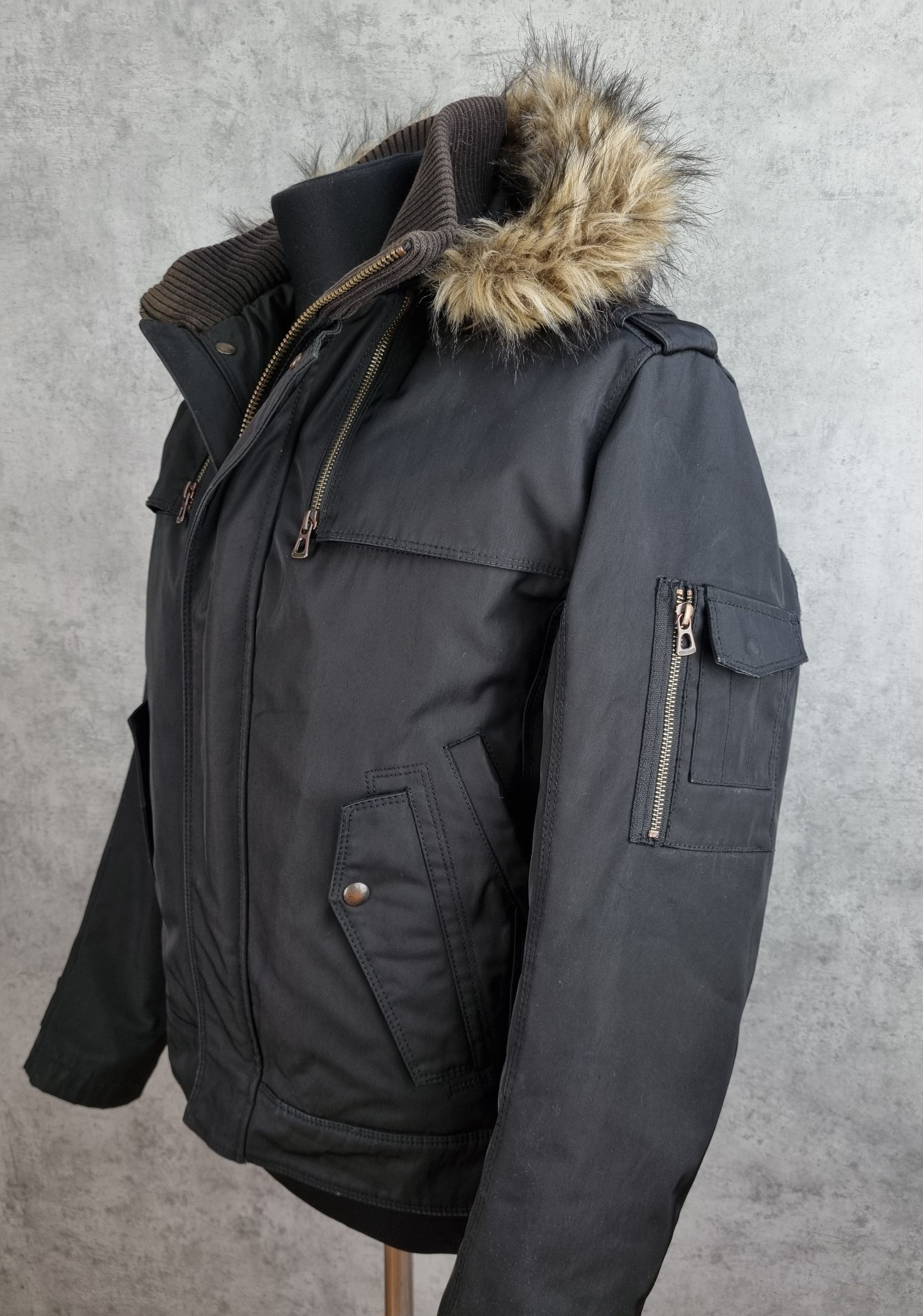 Hugo Boss × Vintage Hugo Boss Water Repellent Biker Jacket Size US M / EU 48-50 / 2 - 8 Thumbnail