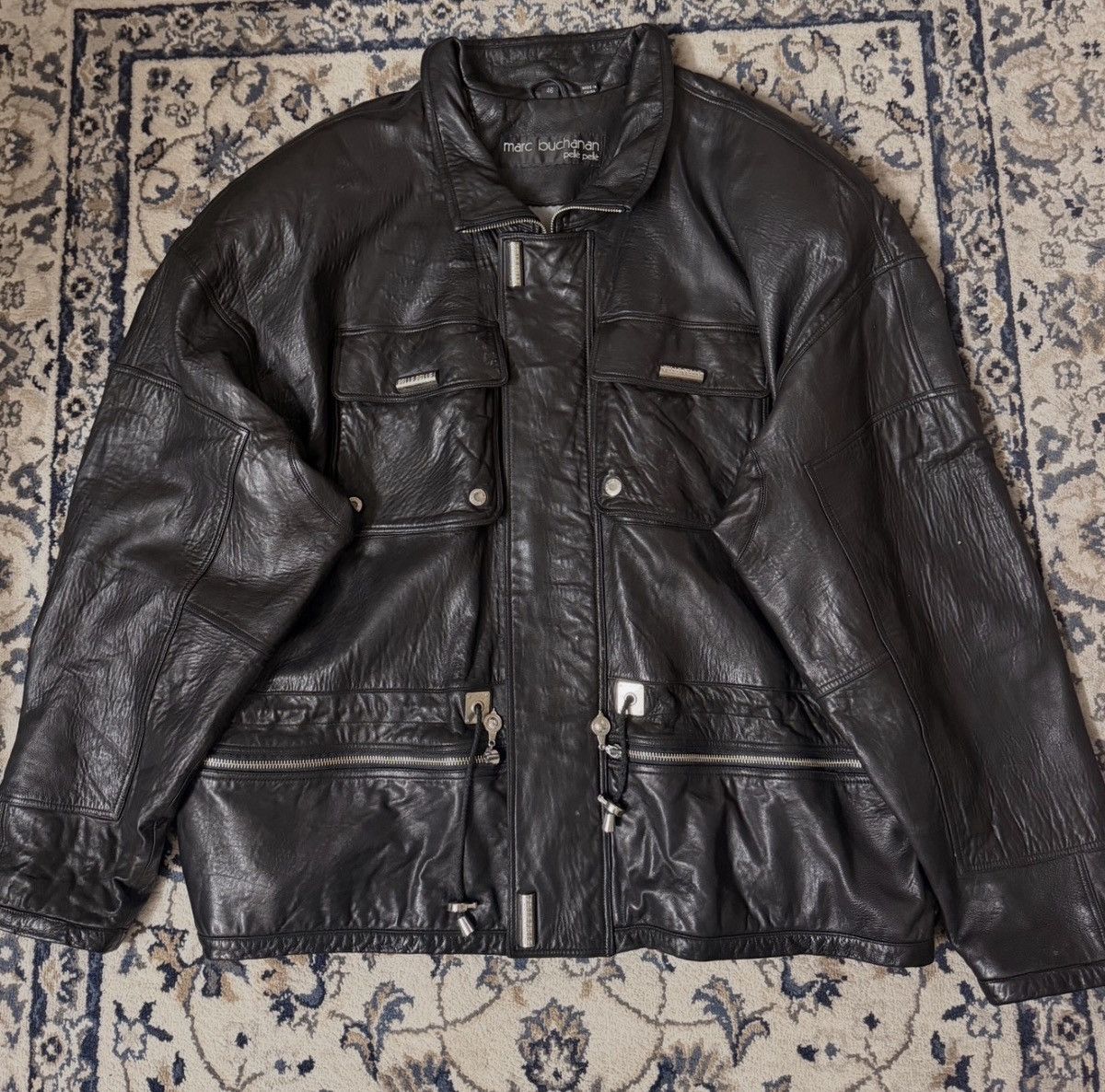 Pelle Pelle Vintage 90s pelle pelle leather jacket. Thrifted Size US M / EU 48-50 / 2 - 1 Thumbnail