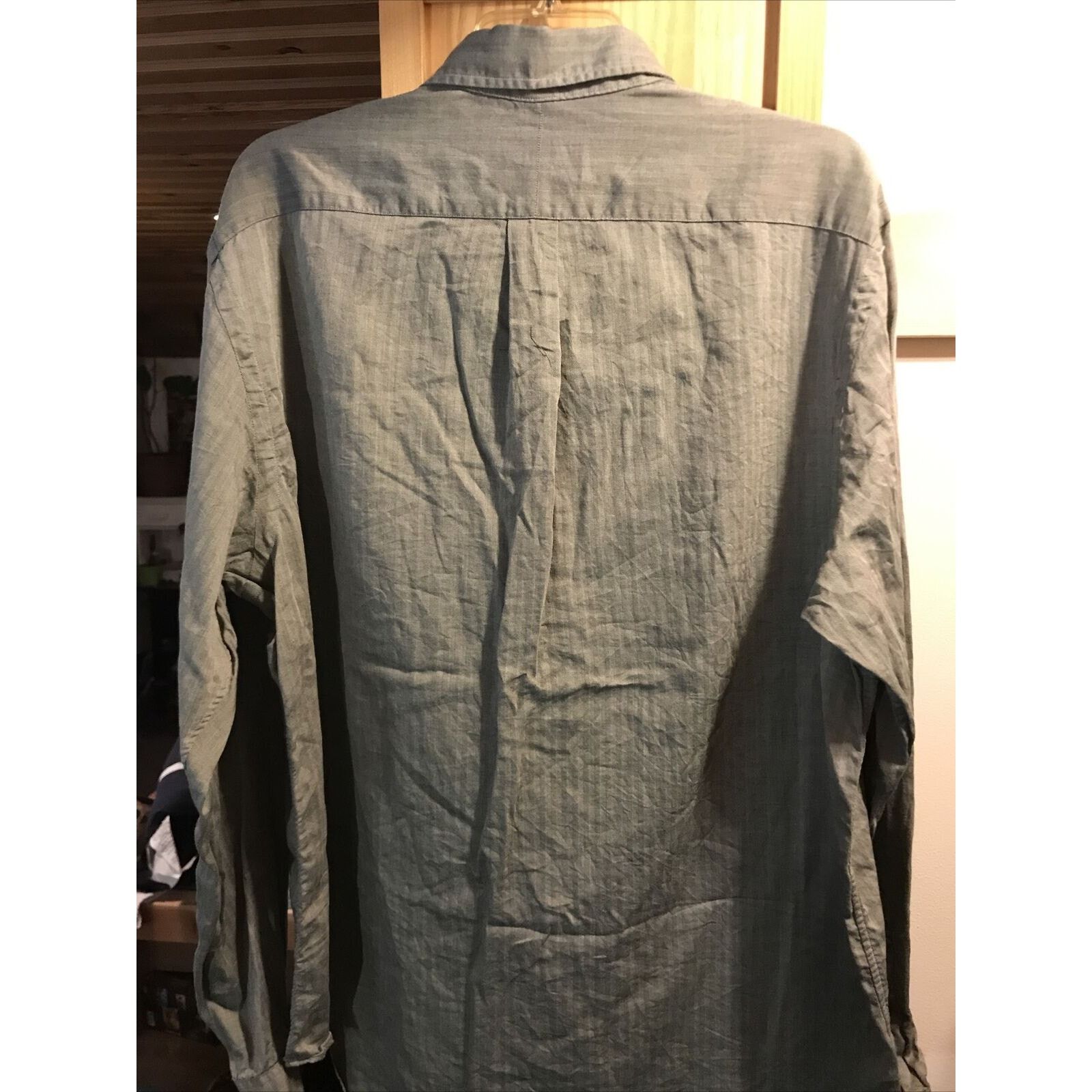 Ralph Lauren Ralph Lauren Men’s XL Light Green LS Button Up Cotton Shirt Size US XL / EU 56 / 4 - 9 Thumbnail