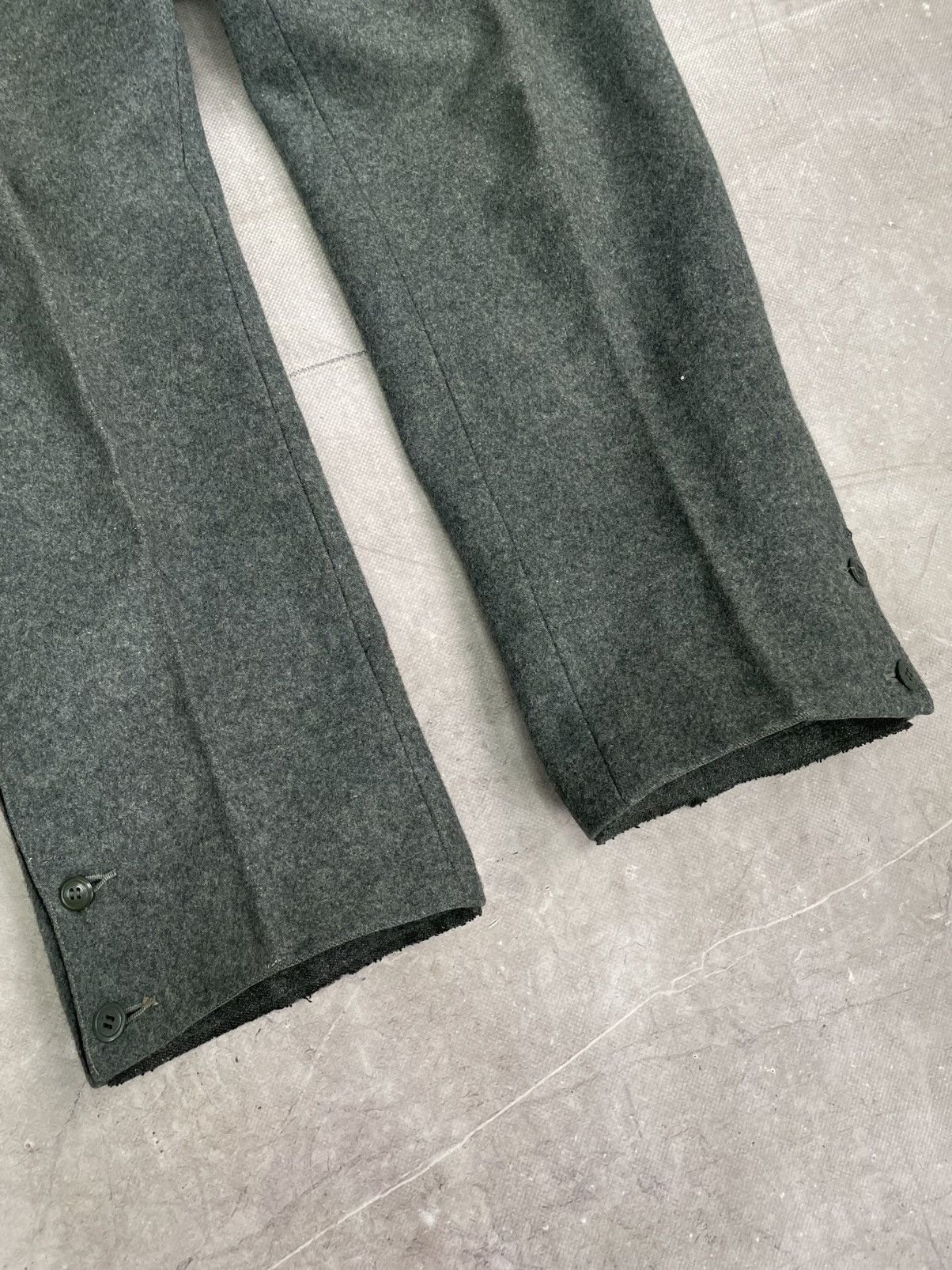 Le Laboureur German Army Wool Trousers swiss army 90s Pants Size US 32 / EU 48 - 3 Thumbnail