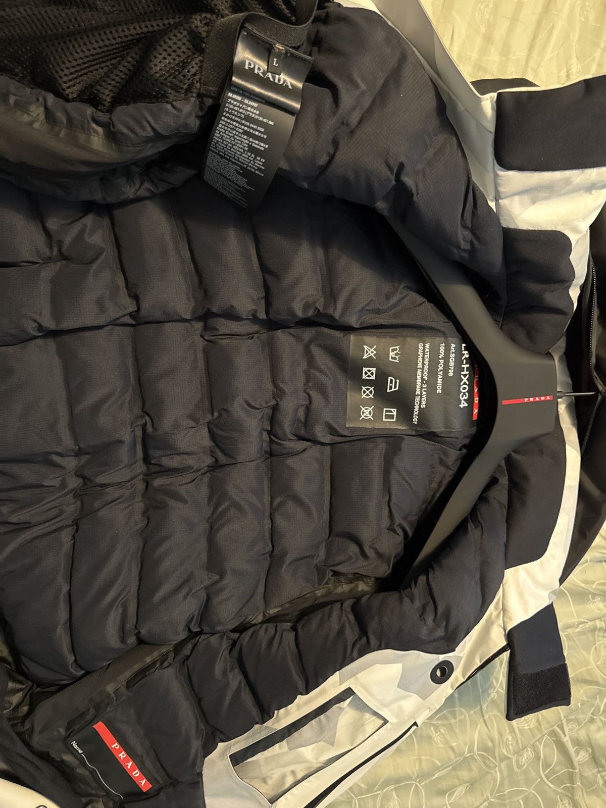Prada Printed technical fabric ski windbreaker Size US L / EU 52-54 / 3 - 3 Thumbnail