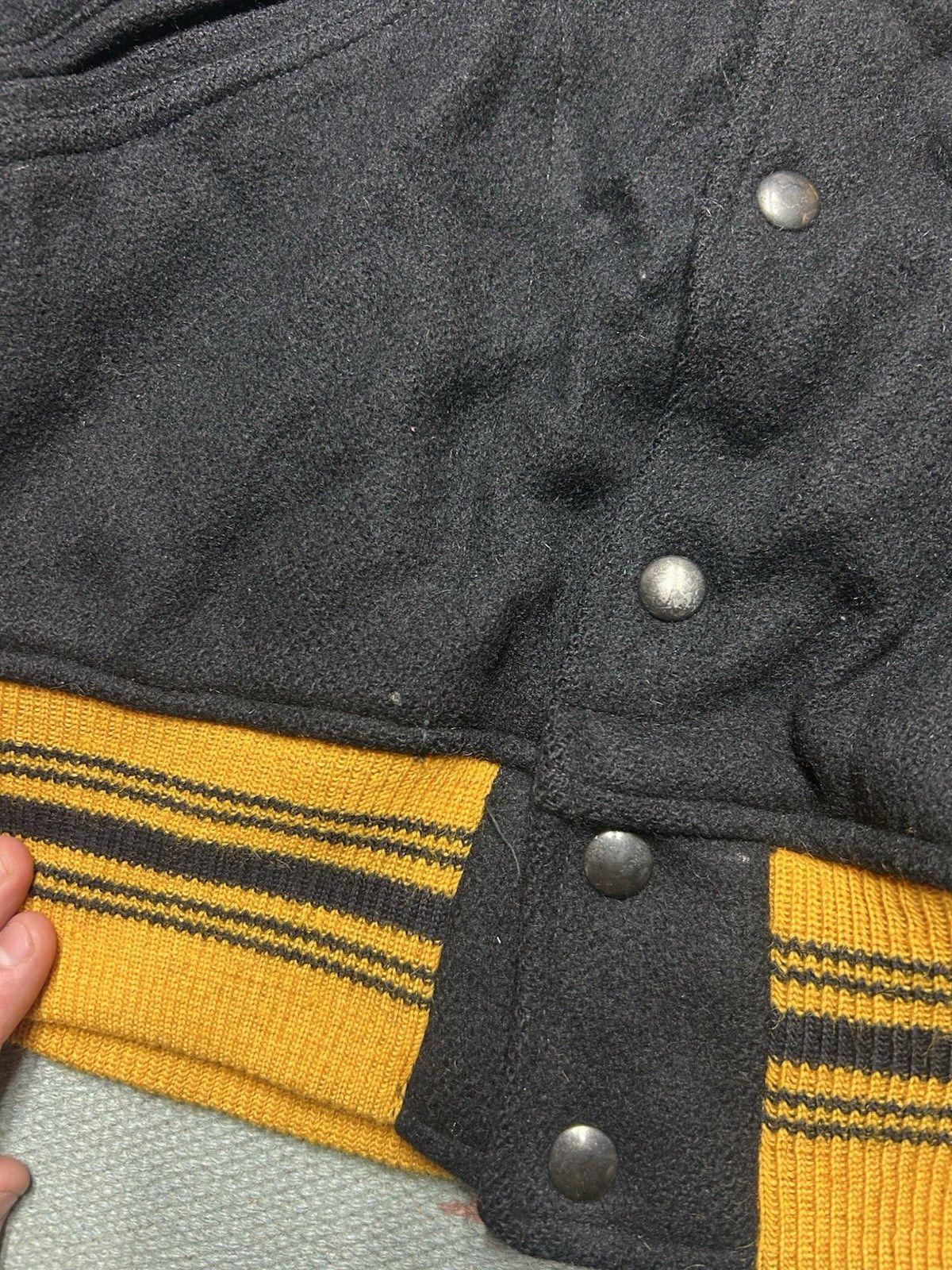 Vintage 1950s wool varsity jacket snap letterman Missouri 36 small Size US S / EU 44-46 / 1 - 2 Thumbnail
