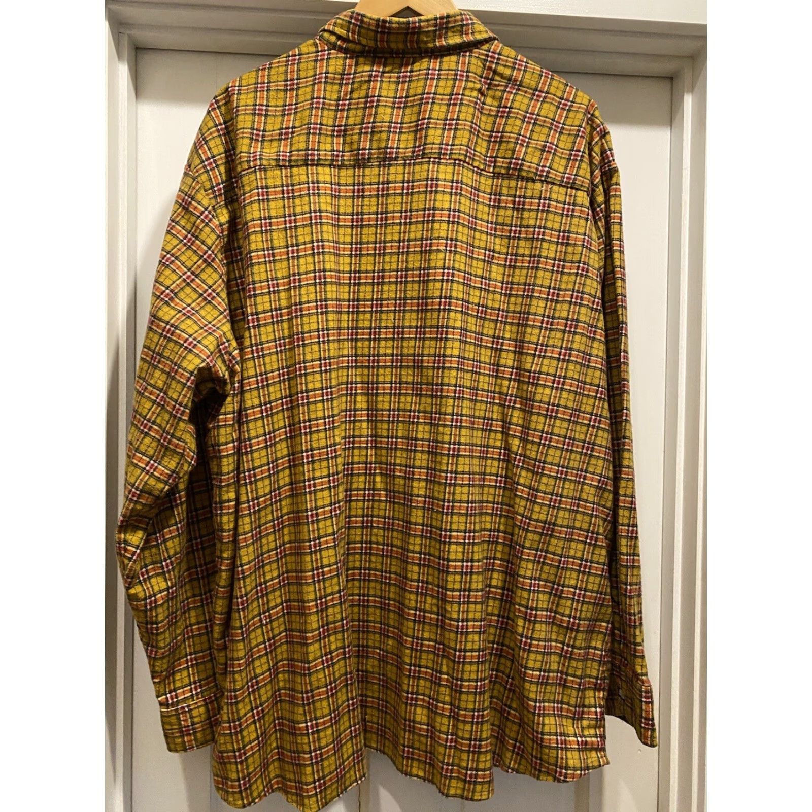 Haband VINTAGE Haband Men's Flannel Western Pearl Snap Shirt 3X Long Sleeve Check Mens Size US XXL / EU 58 / 5 - 2 Thumbnail