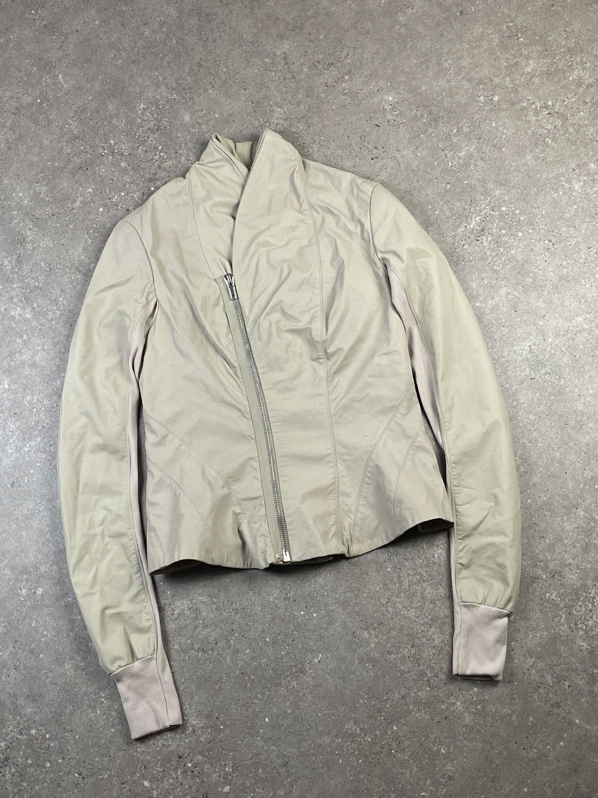 Rick owens leather jacket
