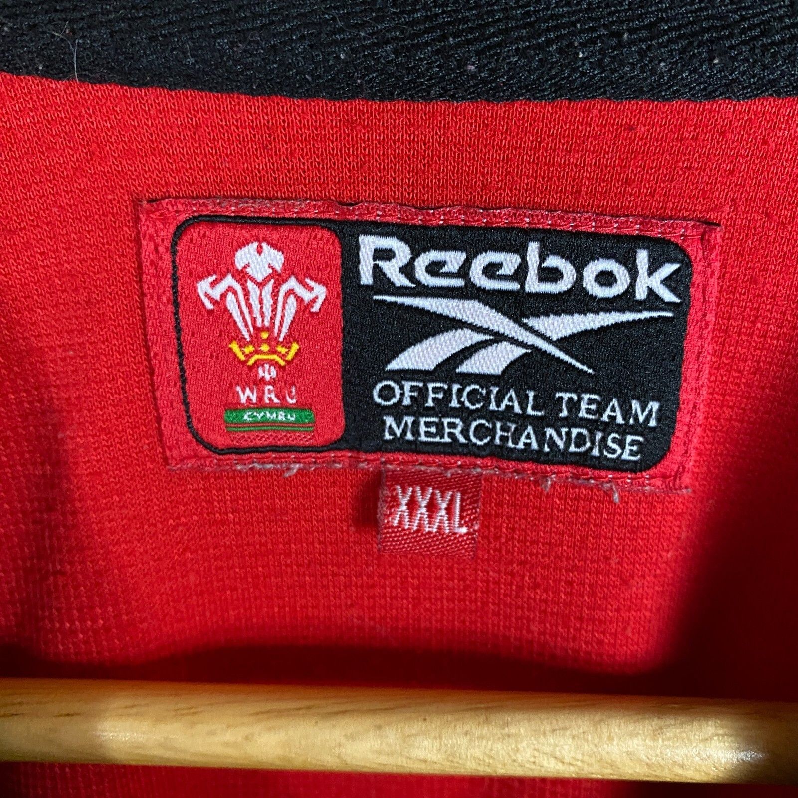Reebok Reebok Vintage Rugby Tee Wru Welsh Men's Size XXXL Red ` Size US XXL / EU 58 / 5 - 13 Thumbnail