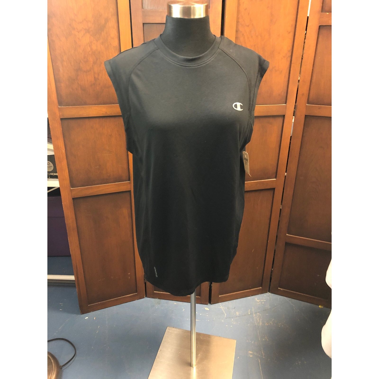 Champion Men's Champion Performance Black Sleeveless Shirt M Size US M / EU 48-50 / 2 - 1 Thumbnail