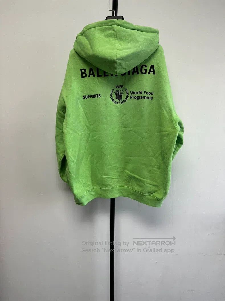 Balenciaga Balenciaga Printed Hooded Drawstring Casual Sweatshirt Size US M / EU 48-50 / 2 - 2 Thumbnail