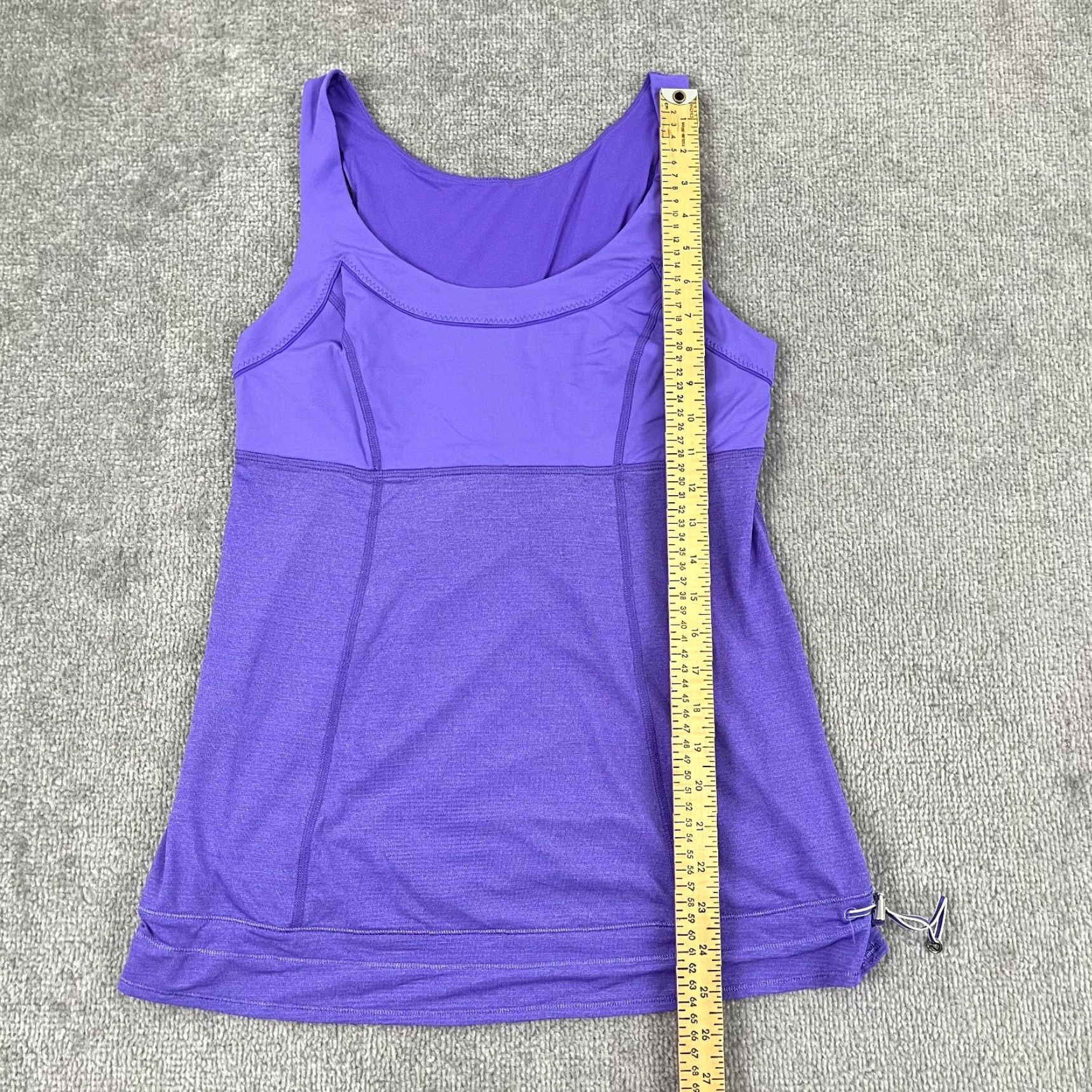 Lululemon Lululemon Ta Ta Topper Tank Top Womens Size 2/4 Purple Cinched Performance Gym Size XS / US 0-2 / IT 36-38 - 4 Thumbnail