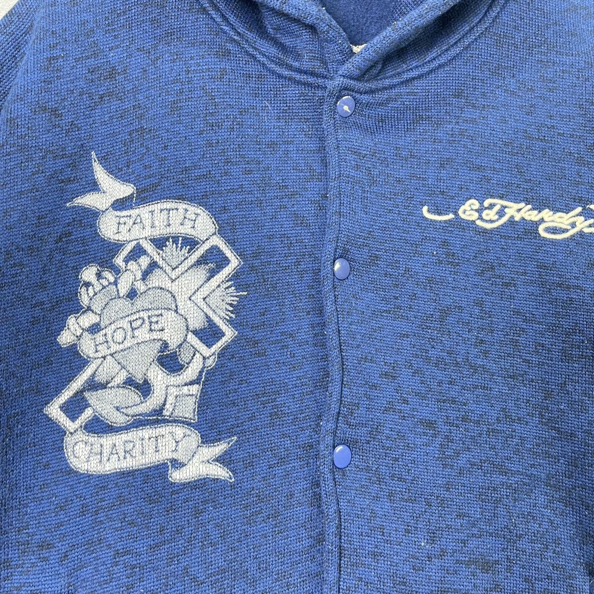 Ed Hardy Ed Hardy New York Skull Eagle Graphic Varsity Hoodie Jacket Size US XXL / EU 58 / 5 - 7 Thumbnail