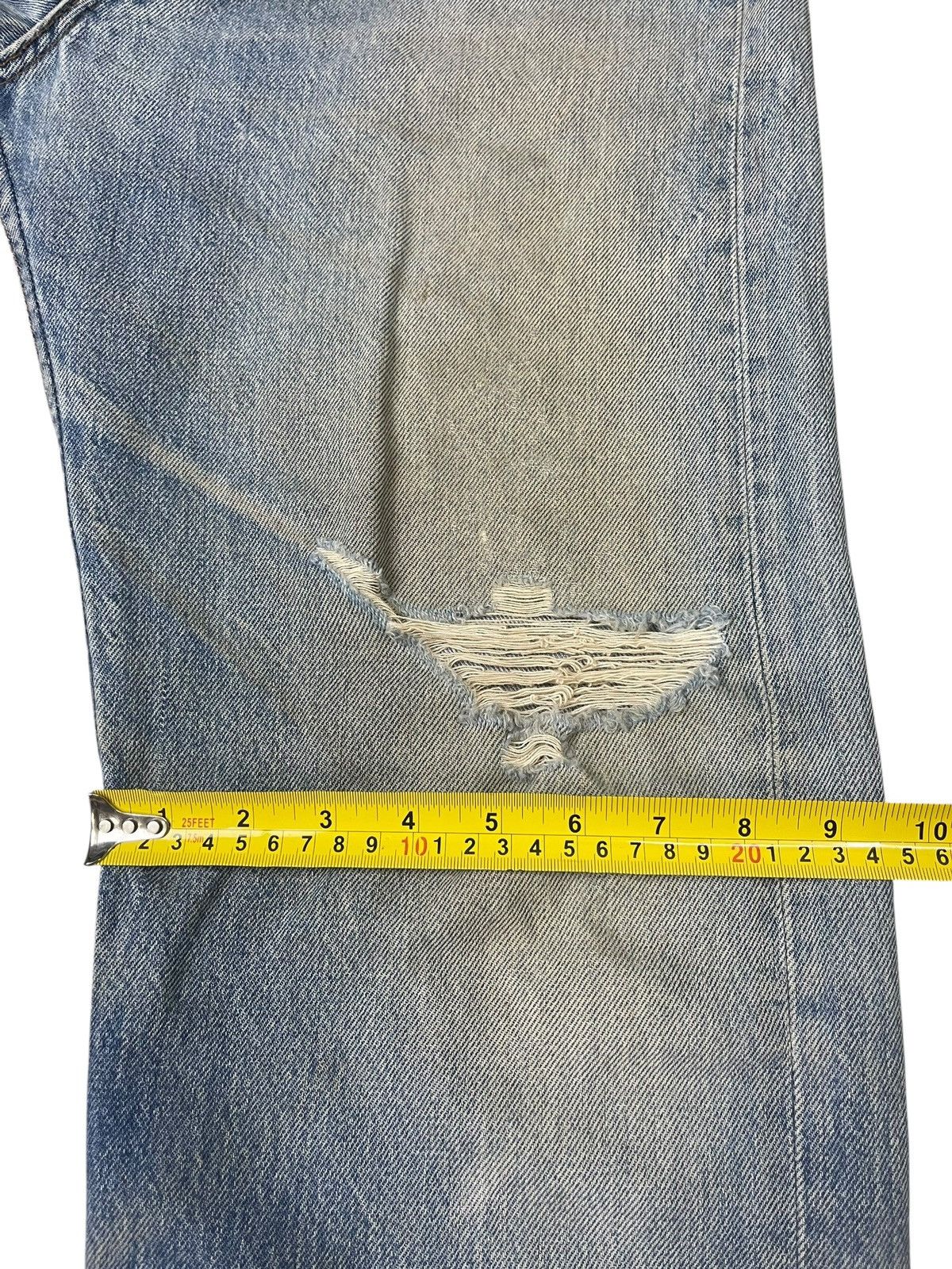 Levi's Vintage Levi’s 501 Distressed Jeans Straight Cut Size US 36 / EU 52 - 6 Thumbnail