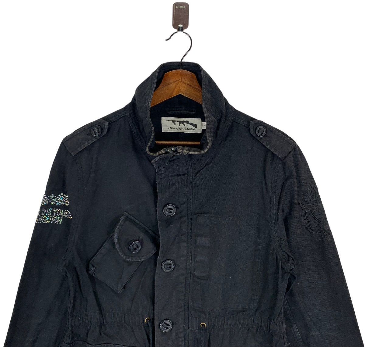 Vanquish × Vintage VINTAGE VANQUISH SOLDIER BLACK DESIGNER JACKET Size L / US 10 / IT 46 - 4 Thumbnail