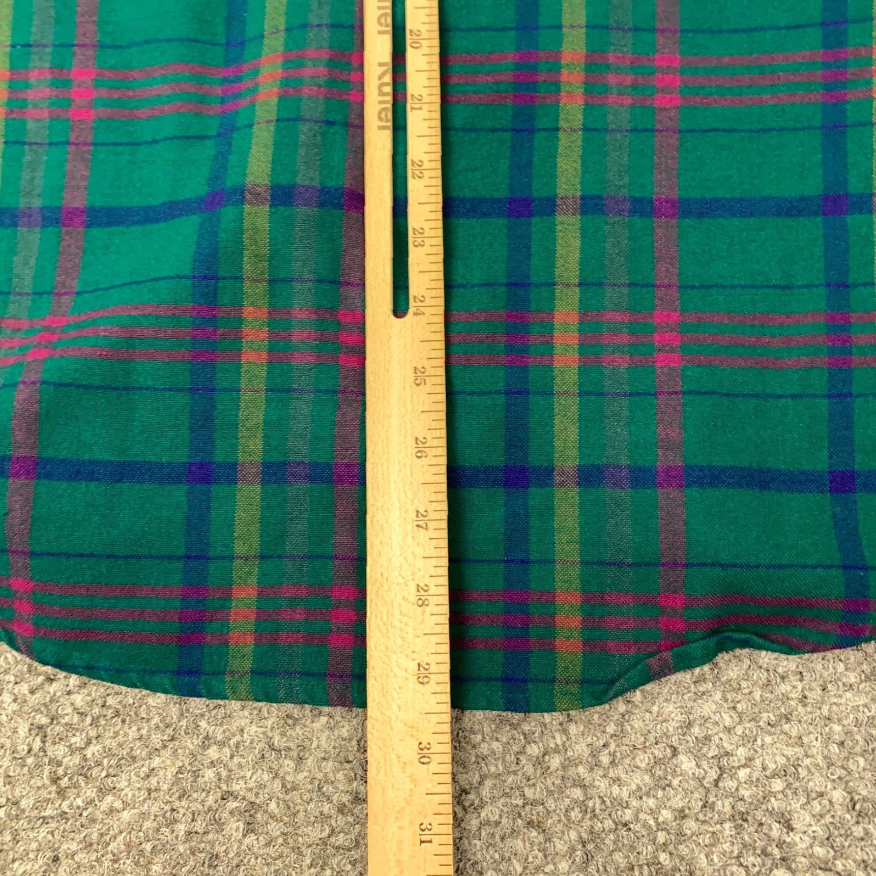 Vintage VINTAGE saugatuck Dry Goods Company Flannel Shirt Mens Medium Green Plaid Size US M / EU 48-50 / 2 - 7 Thumbnail