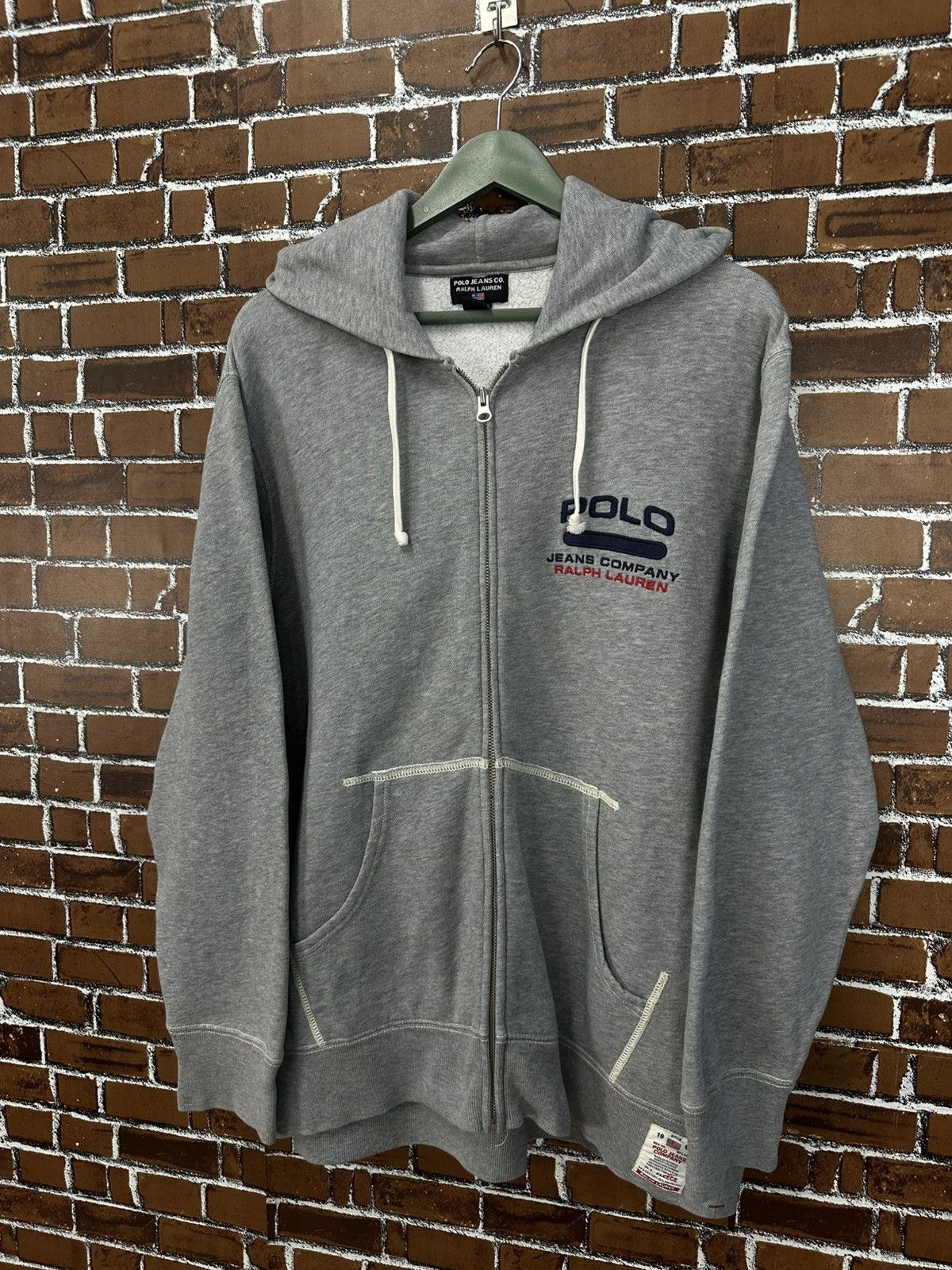 Ralph Lauren Vintage Polo Jeans Ralph Luren Hoodie Z381 Size US M / EU 48-50 / 2 - 5 Thumbnail