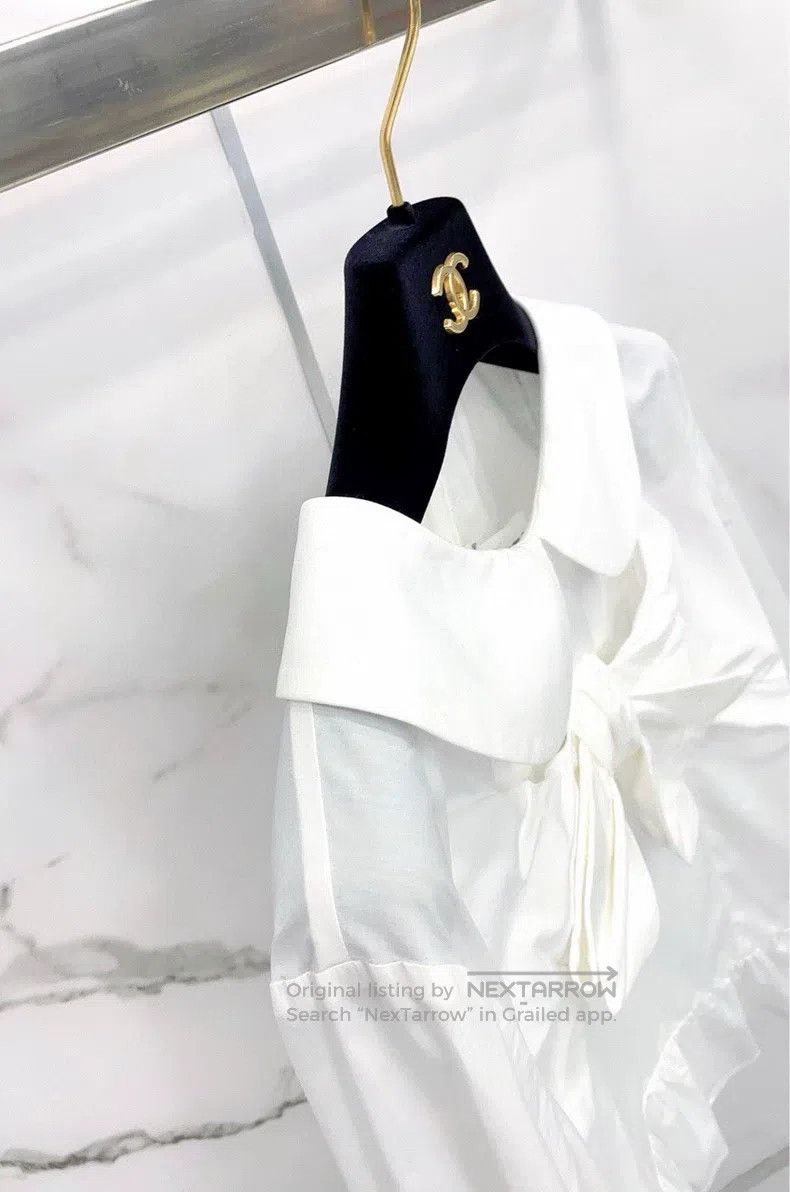 Comme des Garcons Comme Des Garcons White Peter Pan collar shirt Size M / US 6-8 / IT 42-44 - 6 Thumbnail