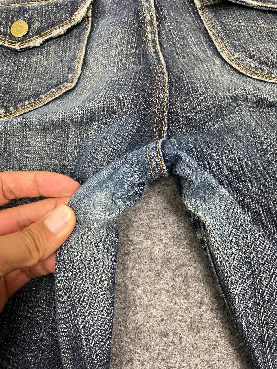 Japanese Brand uniqlo japanese brands bootcut flare denim Size 34" / US 12 / IT 48 - 4 Thumbnail