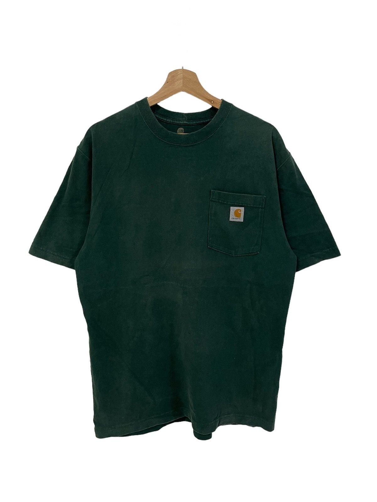 Carhartt Carhartt Mini Logo Single Pocket Vintage Tshirt Size US M / EU 48-50 / 2 - 1 Thumbnail