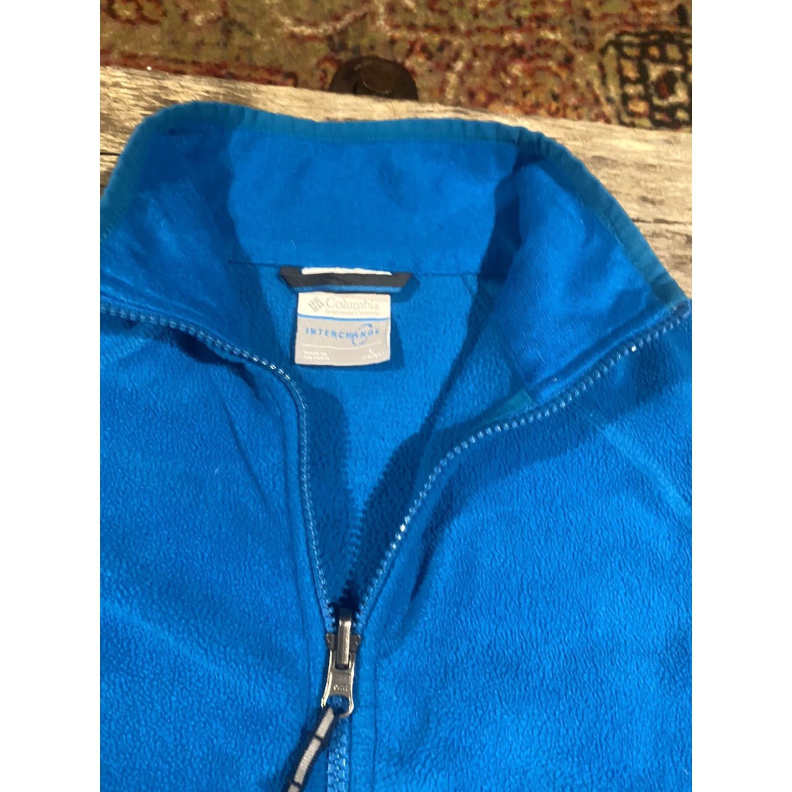 Vintage VINTAGE Columbia Jacket Blue Fleece Full Zip Interchangable Bugaboo Womens Large L Regular Green? Size L / US 10 / IT 46 - 5 Thumbnail