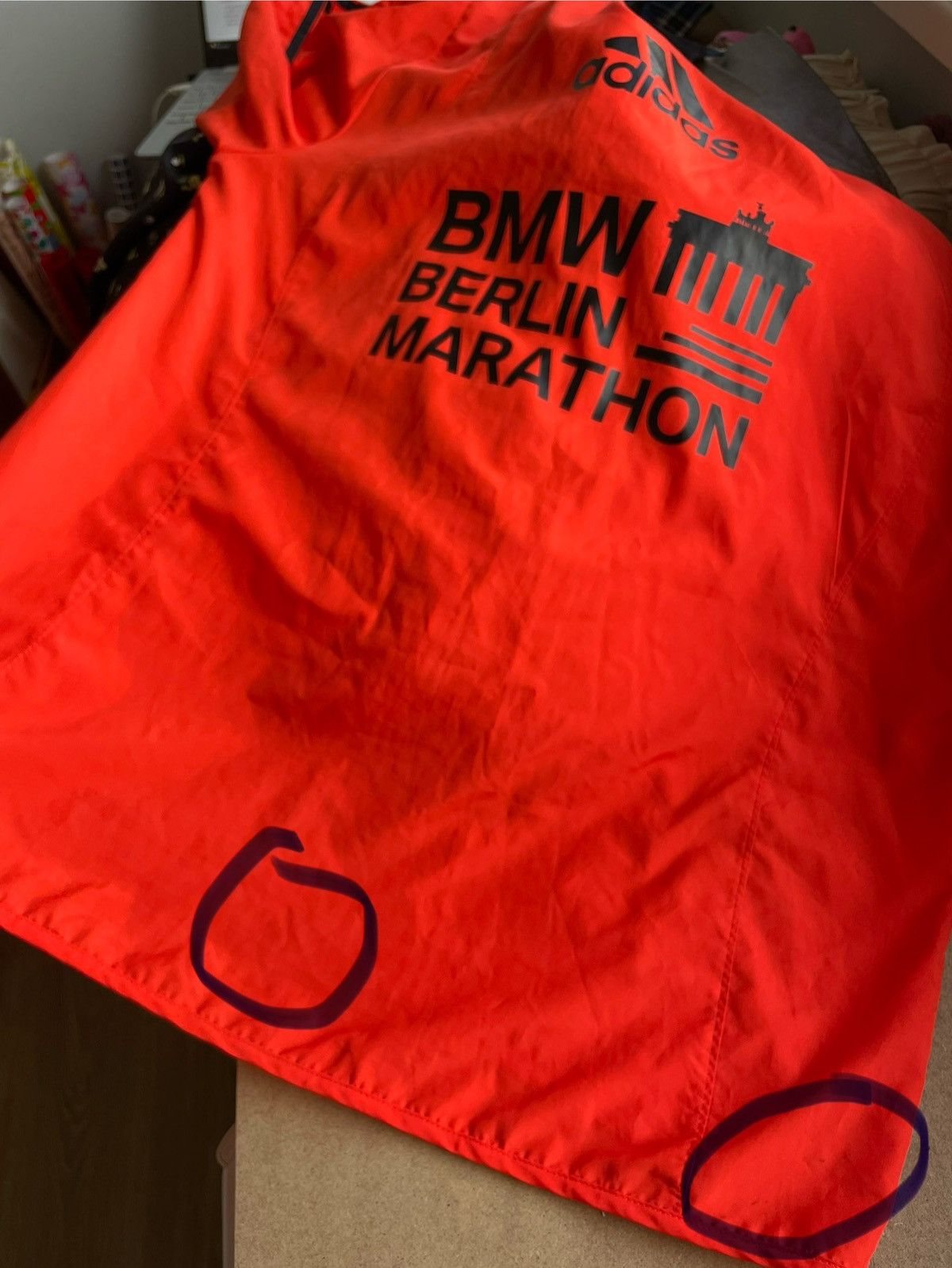 Adidas Jacket Adidas BMW 38 Berlin Marathon 2011 Vintage Size US XL / EU 56 / 4 - 7 Thumbnail