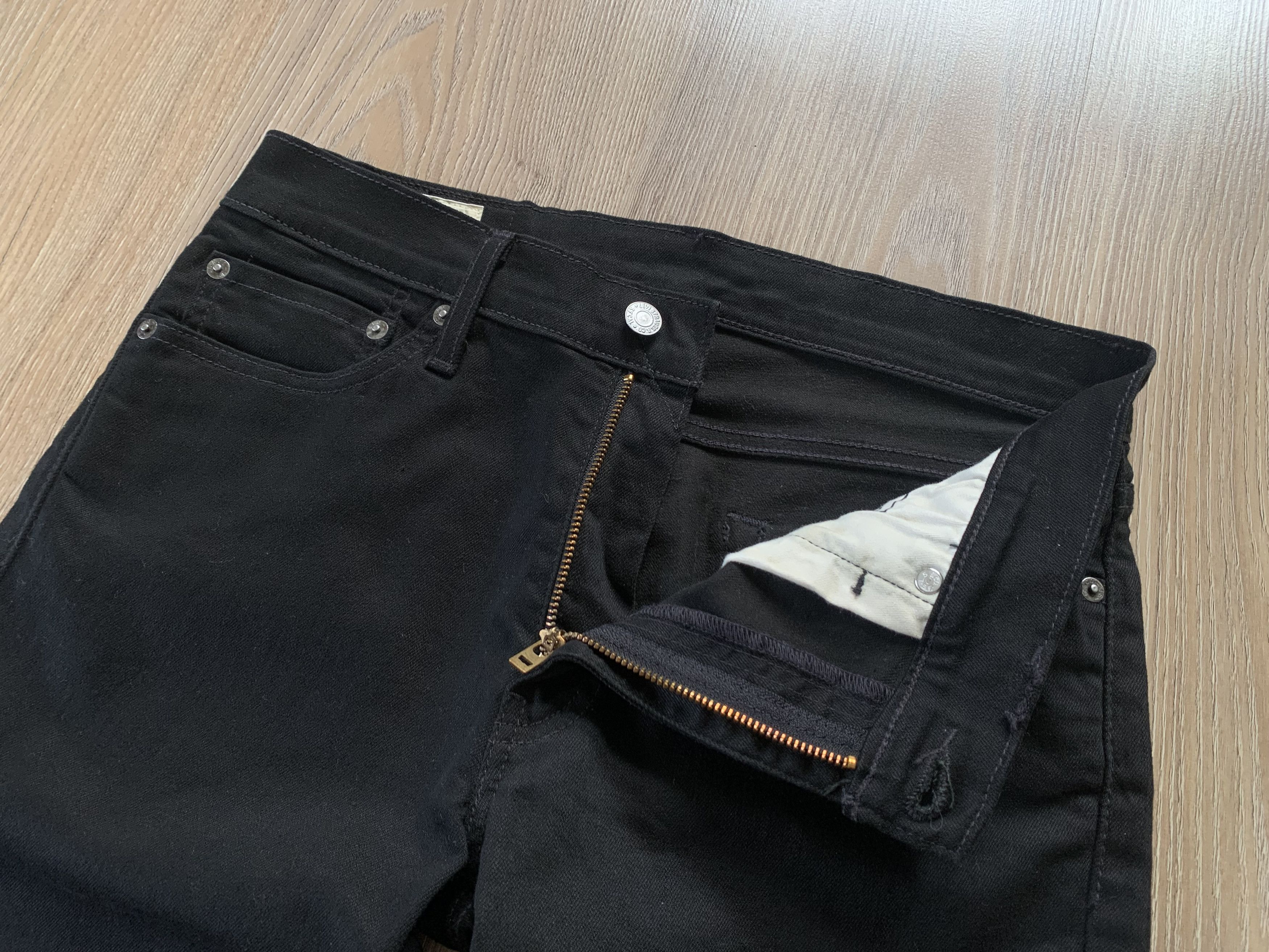 Levi's Levi's Premium Black Denim Jeans Size US 32 / EU 48 - 4 Thumbnail