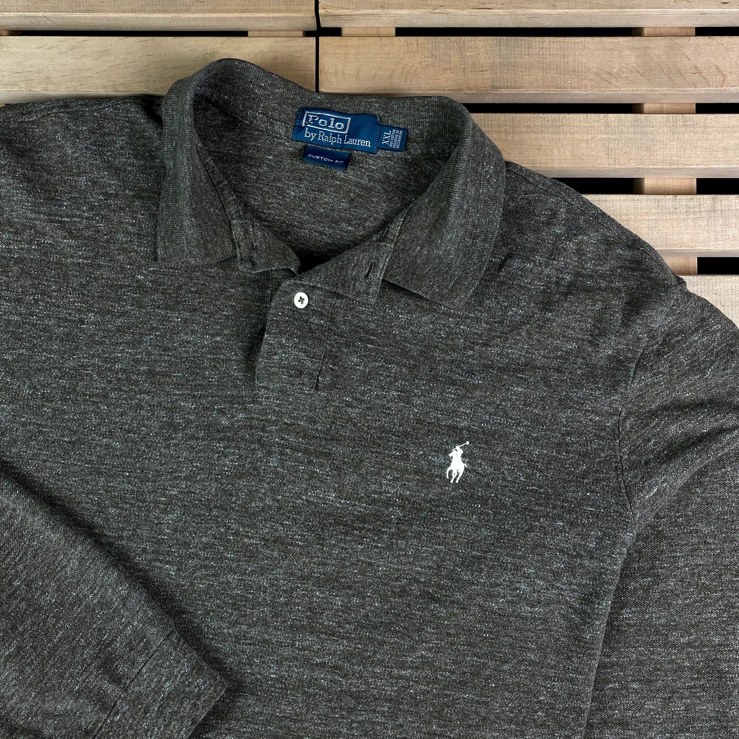 Polo Ralph Lauren × Ralph Lauren × Vintage Mens Polo Long Sleeve Ralph Lauren Vintage Size XXL 2XL Size US XXL / EU 58 / 5 - 2 Thumbnail