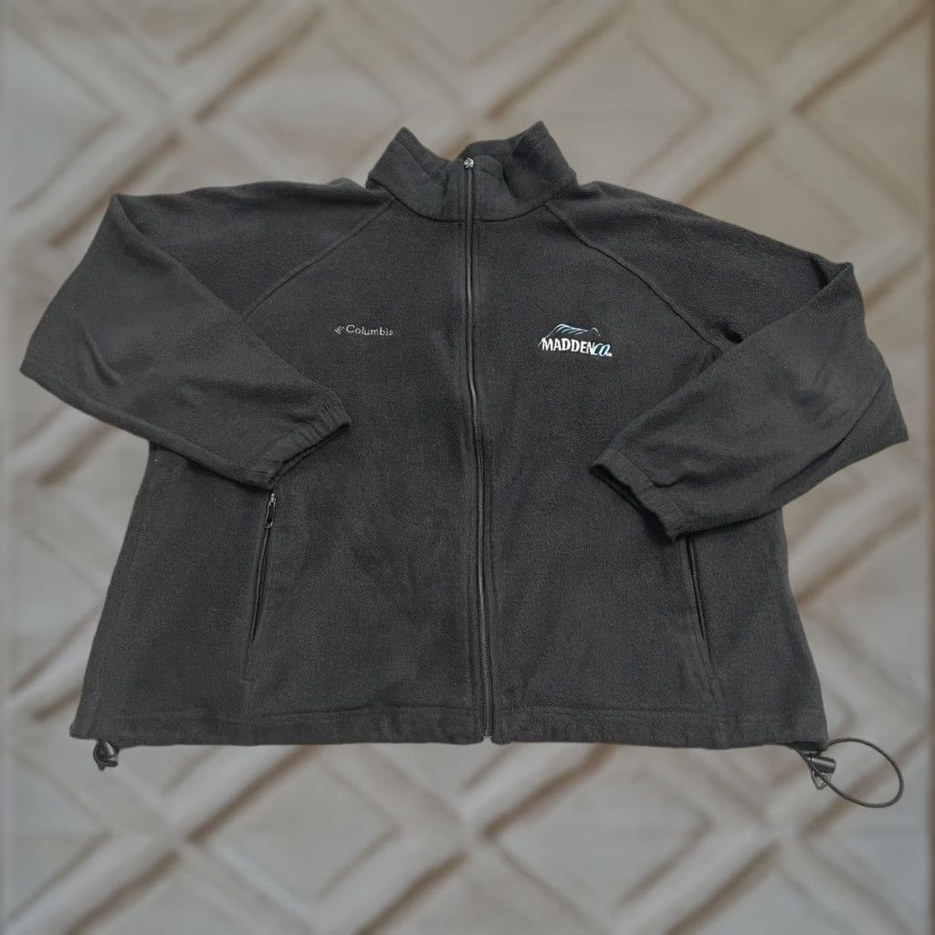 Vintage Columbia Jacket Womens 1X Benton Springs Fleece Full Zip Black Outdoor Outdoor Hiking Classic Model Benton Springs Womens 1X Black Zip Pockets Logo Size XL / US 12-14 / IT 48-50 - 1 Thumbnail
