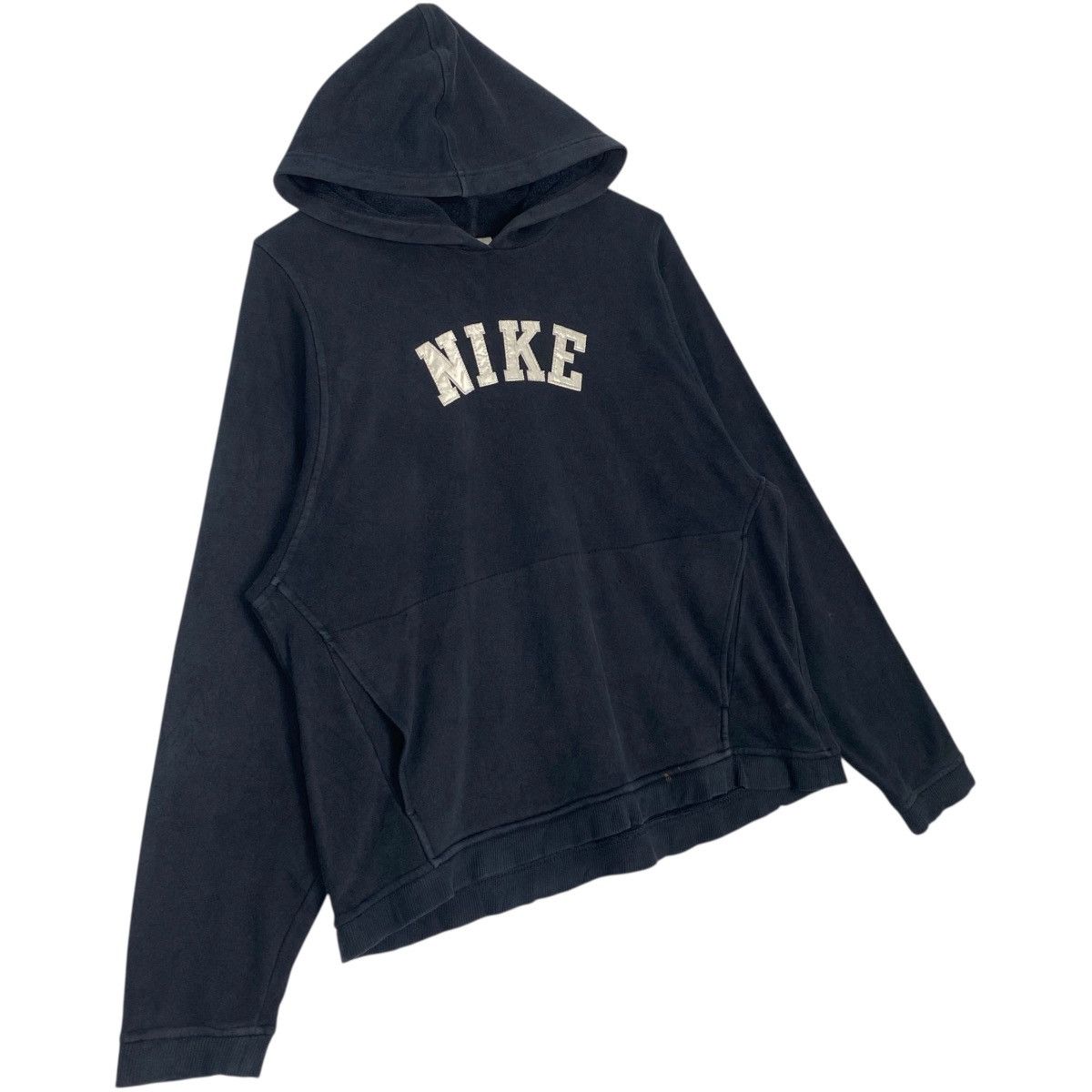 Vintage Vintage Nike Swoosh Hoodie Sweater Small Embroidery Black Size US L / EU 52-54 / 3 - 3 Thumbnail