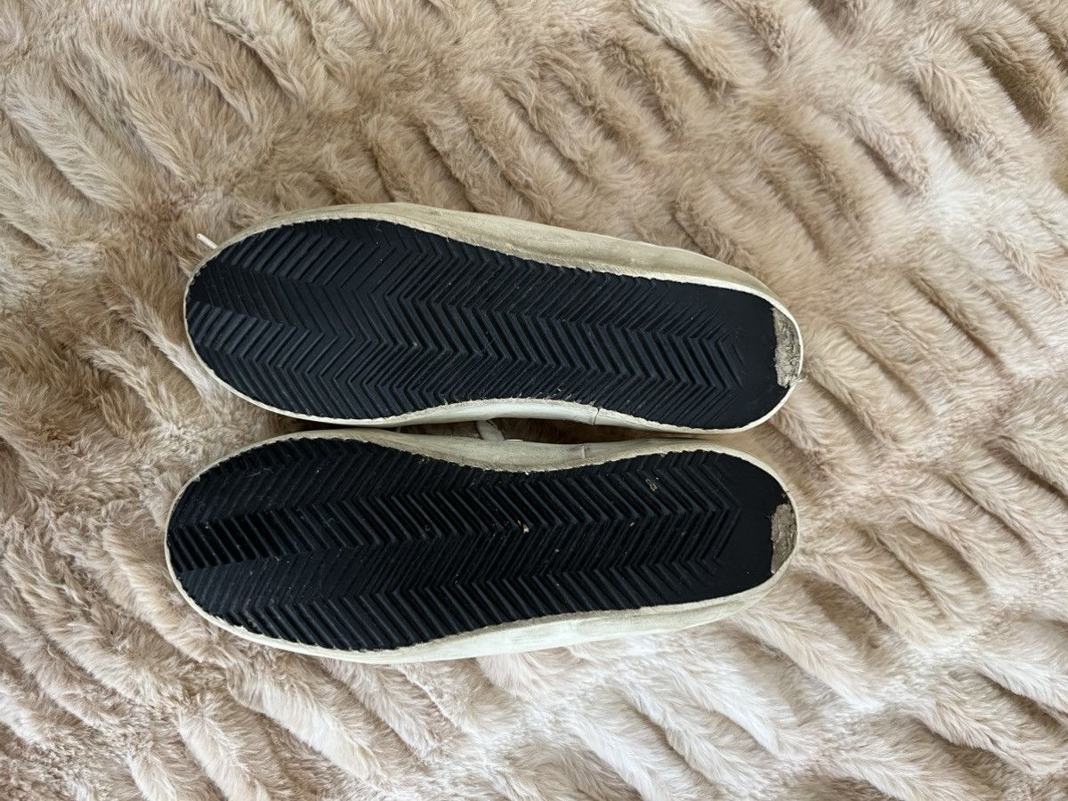 Golden Goose Golden Goose White and Gold Paint Splatter Size US 6 / IT 36 - 7 Thumbnail