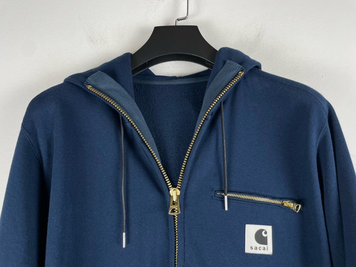 Carhartt Wip × Sacai Sacai x Carhartt WIP SS26 Zip-Up Hoodie Size US M / EU 48-50 / 2 - 10 Thumbnail