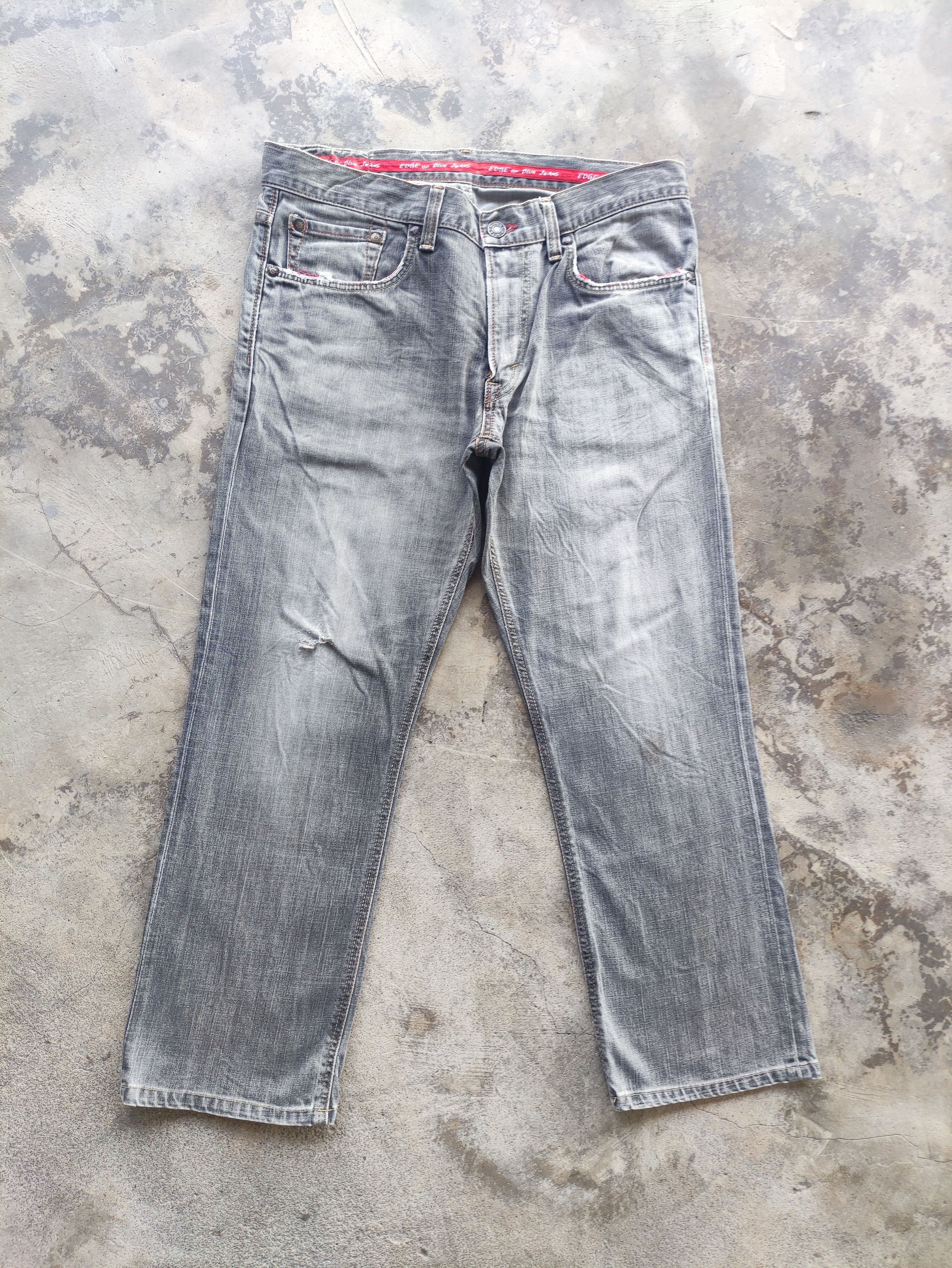Vintage Edwin Distress Faded denim pants
