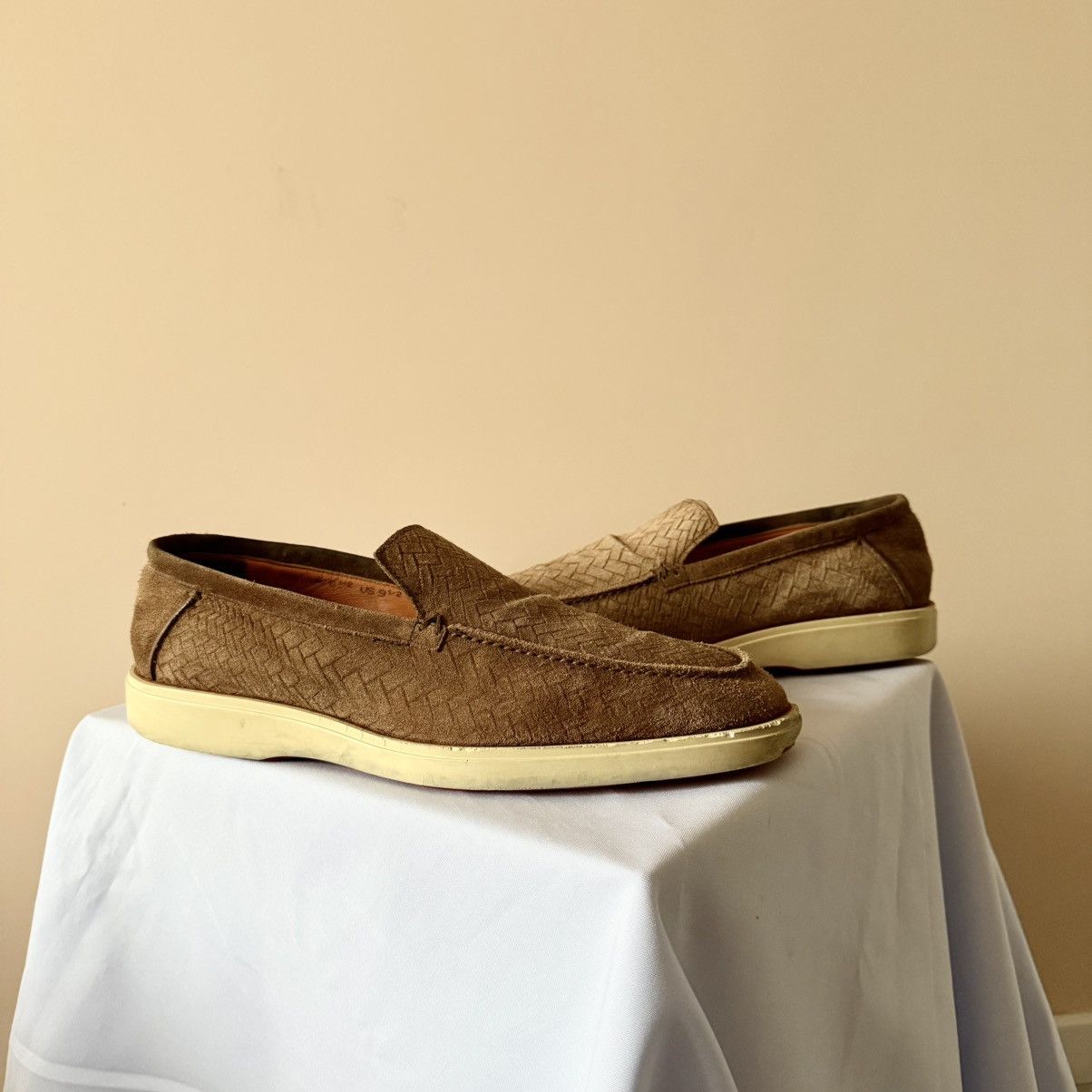 Santoni Santoni Suede Loafer Dress Shoes Size US 9.5 / EU 42-43 - 2 Thumbnail