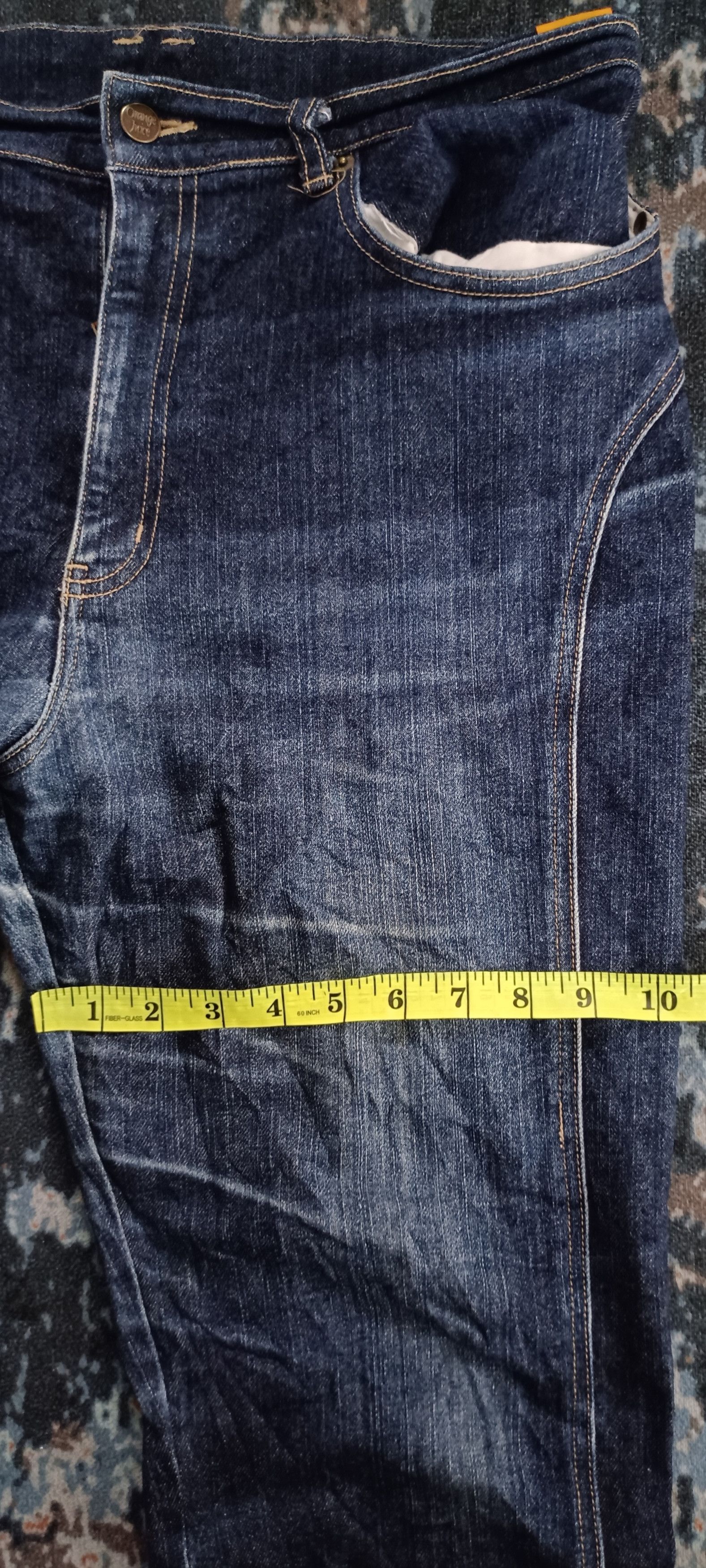 Japanese Brand Vintage💥 Flare Orange Juice jeans Size US 33 - 20 Thumbnail