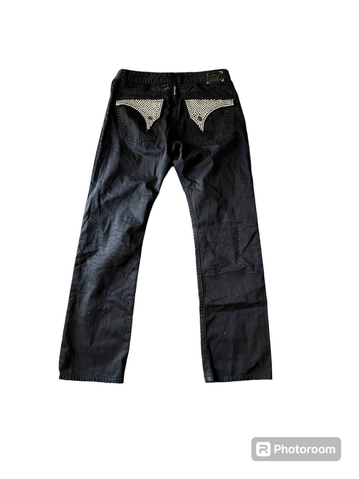 Robins Jeans Robins jean Silver studded long wing flaps | Grailed