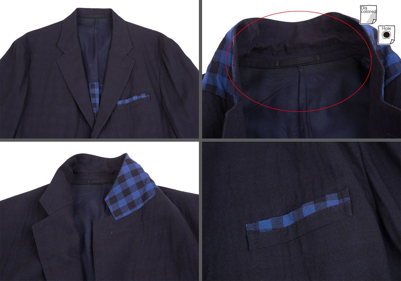 Issey Miyake Summer Wool Set-Up Suit in Navy Color Size US XL / EU 56 / 4 - 3 Thumbnail