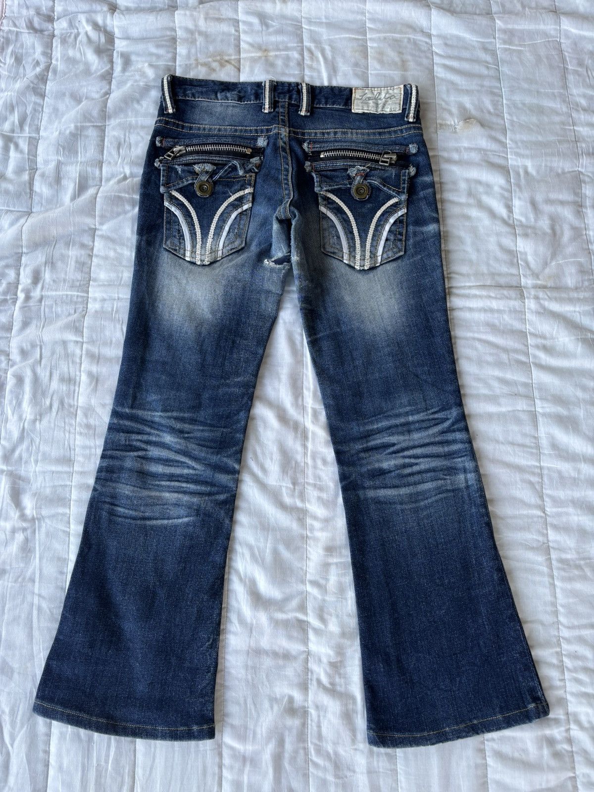 Hysteric Glamour 💥LOLITA FLARE BOOTCUT DENIM JEANS Size 30" / US 8 / IT 44 - 6 Thumbnail