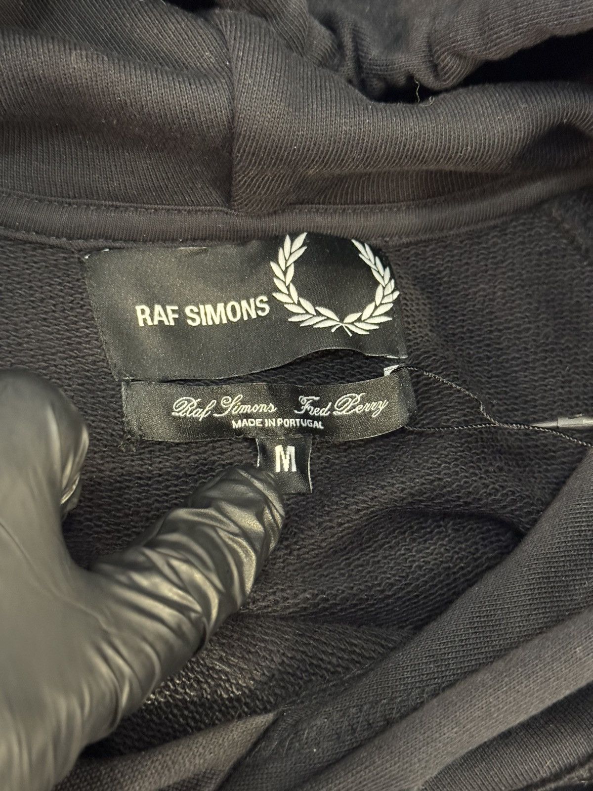 Raf Simons Fw23 Raf Simons x Fred Perry Slogan Patches Hoodie Size US XL / EU 56 / 4 - 10 Thumbnail