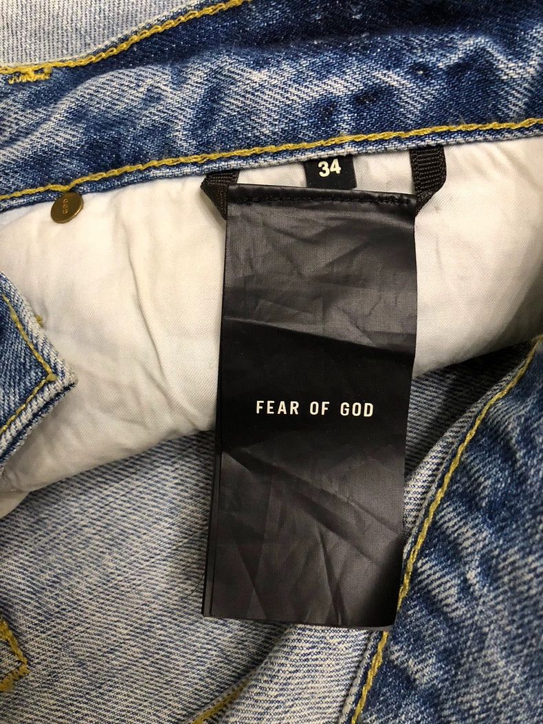 Fear of God Fear of God Streamer blue cow Size US 34 / EU 50 - 3 Thumbnail