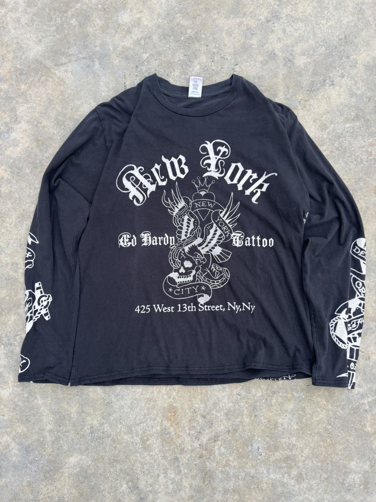 Ed Hardy Ed Hardy Long Sleeve Tee Boxy Size US L / EU 52-54 / 3 - 1 Thumbnail
