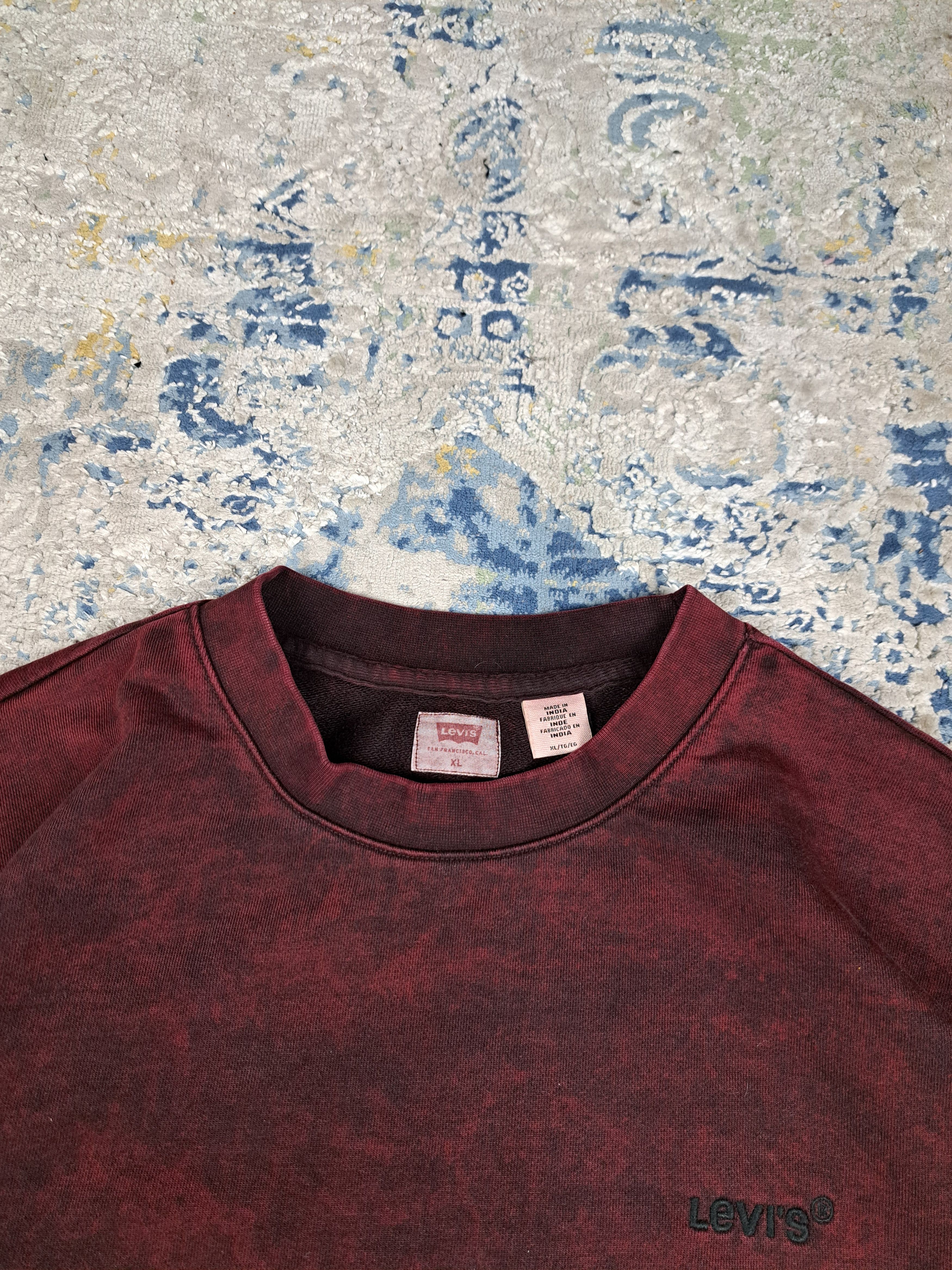 Levi's Levis Heavyweight Boxy Crewneck Garment Dyed Sweatshirt Size US XL / EU 56 / 4 - 4 Thumbnail