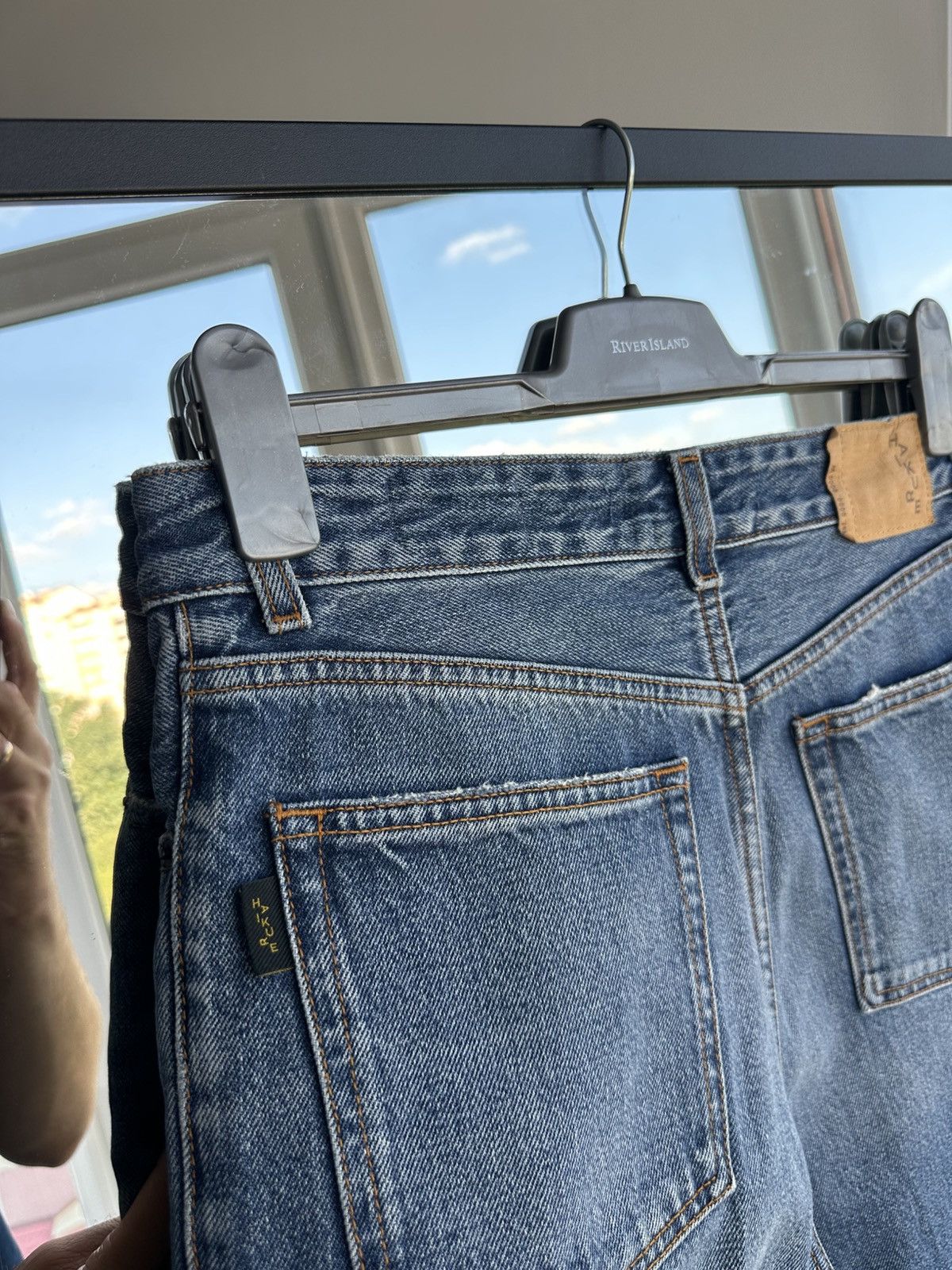 Haikure Haikure Betty Mid Blue Baggy Women’s Japanese Jeans US 8 Size 30" / US 8 / IT 44 - 12 Thumbnail