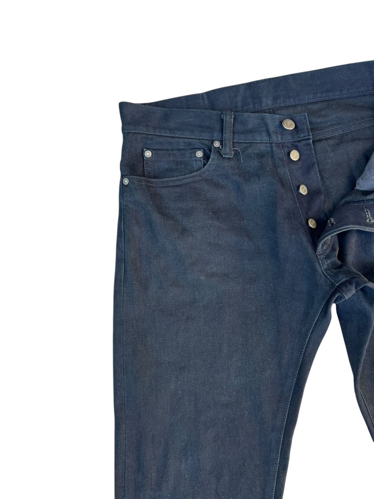 Vintage Vintage Celt & Cobra Japan Fade Black Denim Flare Jeans Size US 30 / EU 46 - 8 Thumbnail