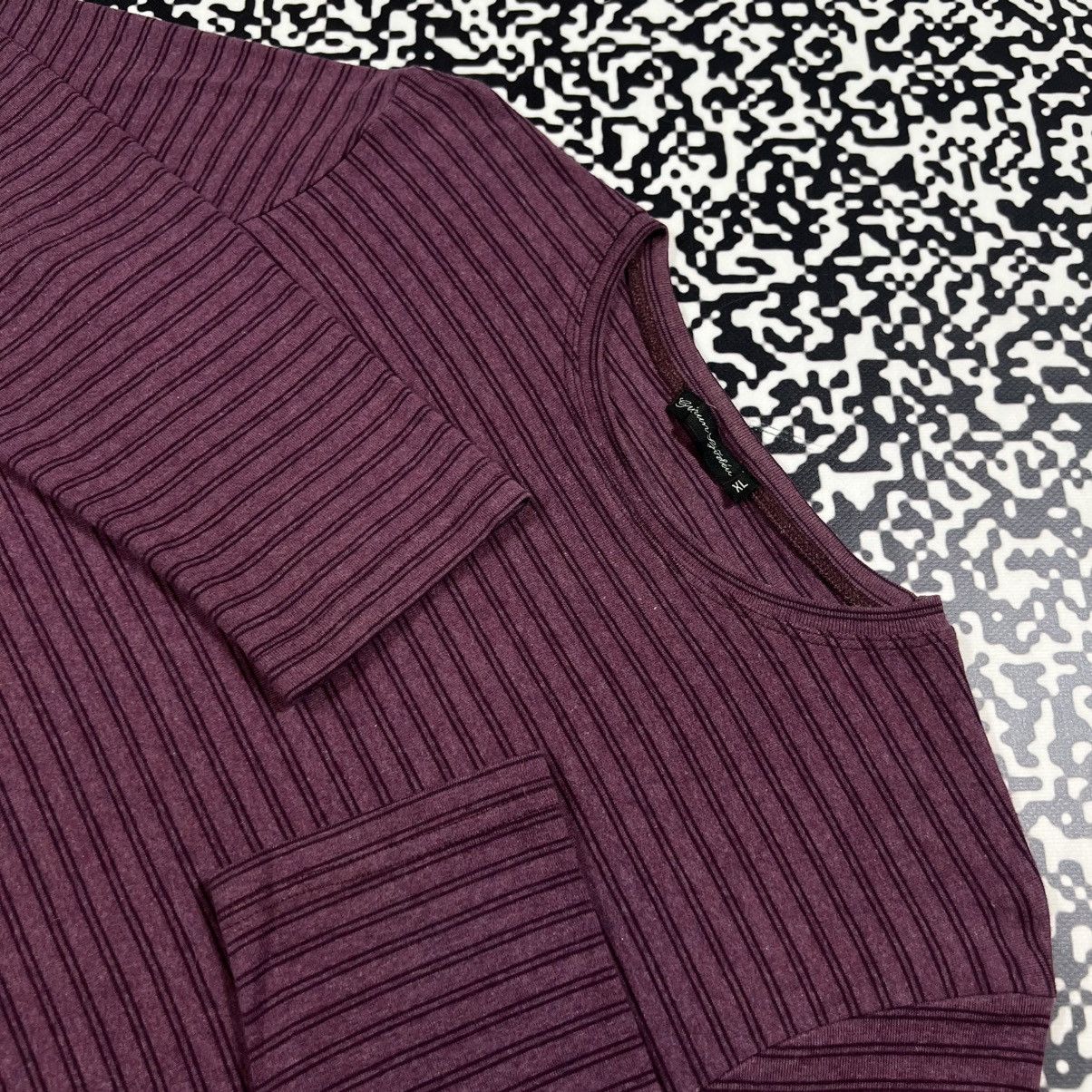 Gudrun Sjoden Vintage Y2K Gudrun Sjoden Striped Casual Longsleeve Size XL / US 12-14 / IT 48-50 - 8 Thumbnail