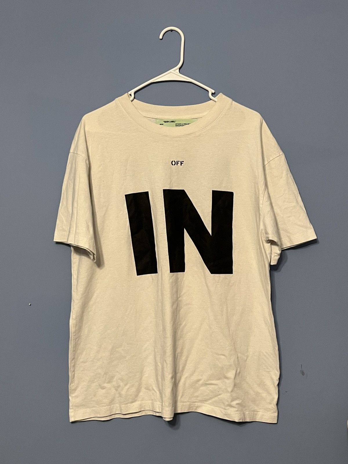 Off-White Off-White t-shirt “IN” front “STYLE” back Size US XS / EU 42 / 0 - 1 Thumbnail