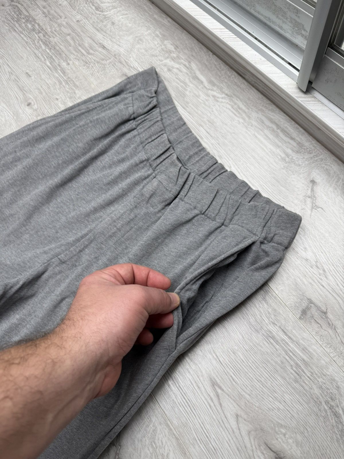 Dries Van Noten Dries Van Noten Gray Cotton Sweatpants Light Track Pants Size 30" / US 8 / IT 44 - 4 Thumbnail